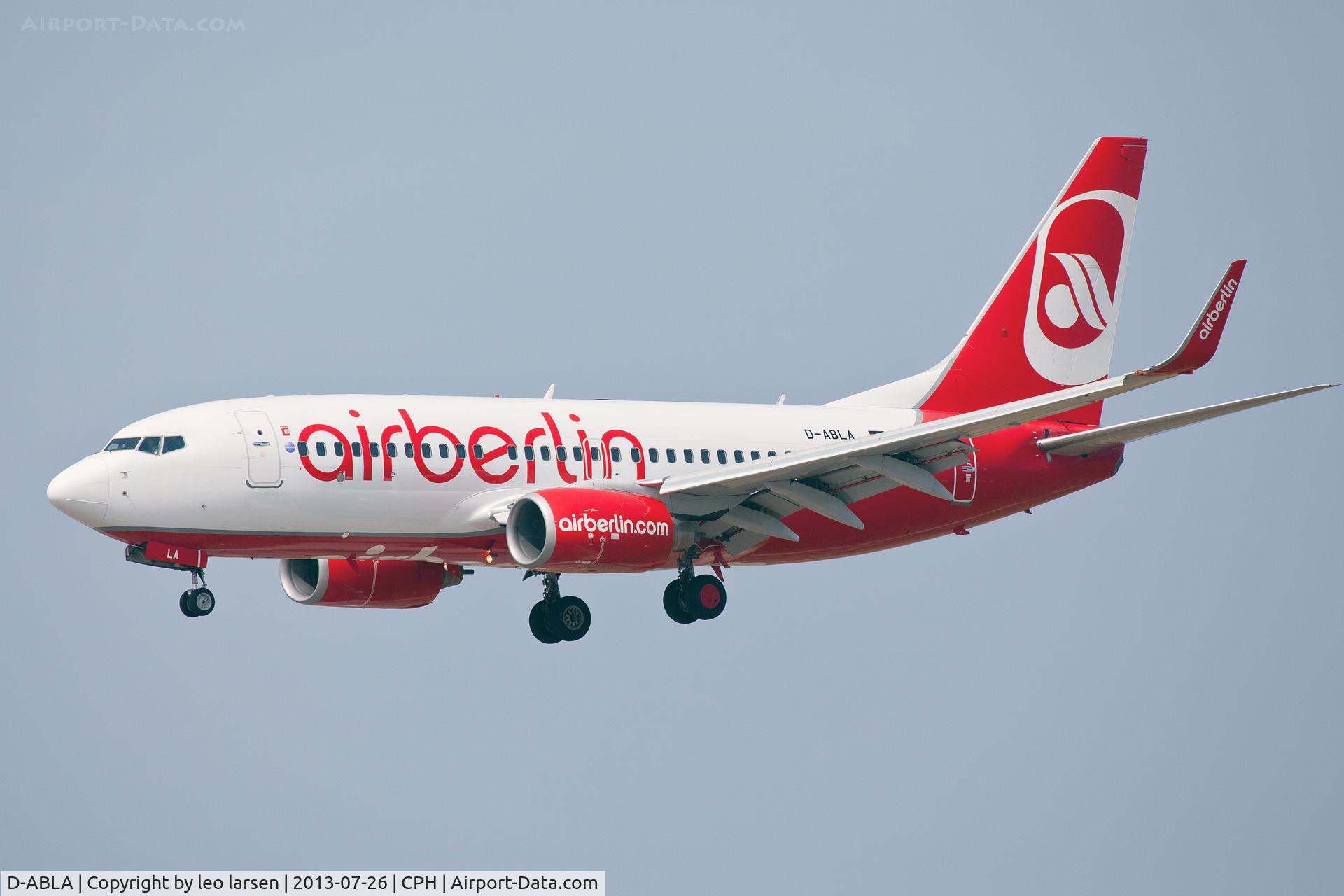 D-ABLA, 2007 Boeing 737-76J C/N 36114, Copenhagen 26.7.13