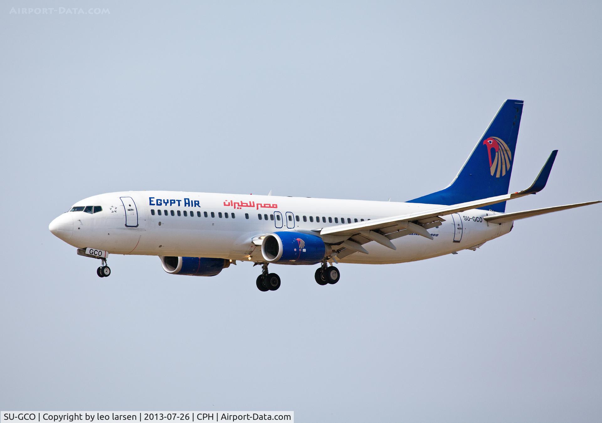 SU-GCO, 2007 Boeing 737-866 C/N 35561, Copenhagen 26.7.13