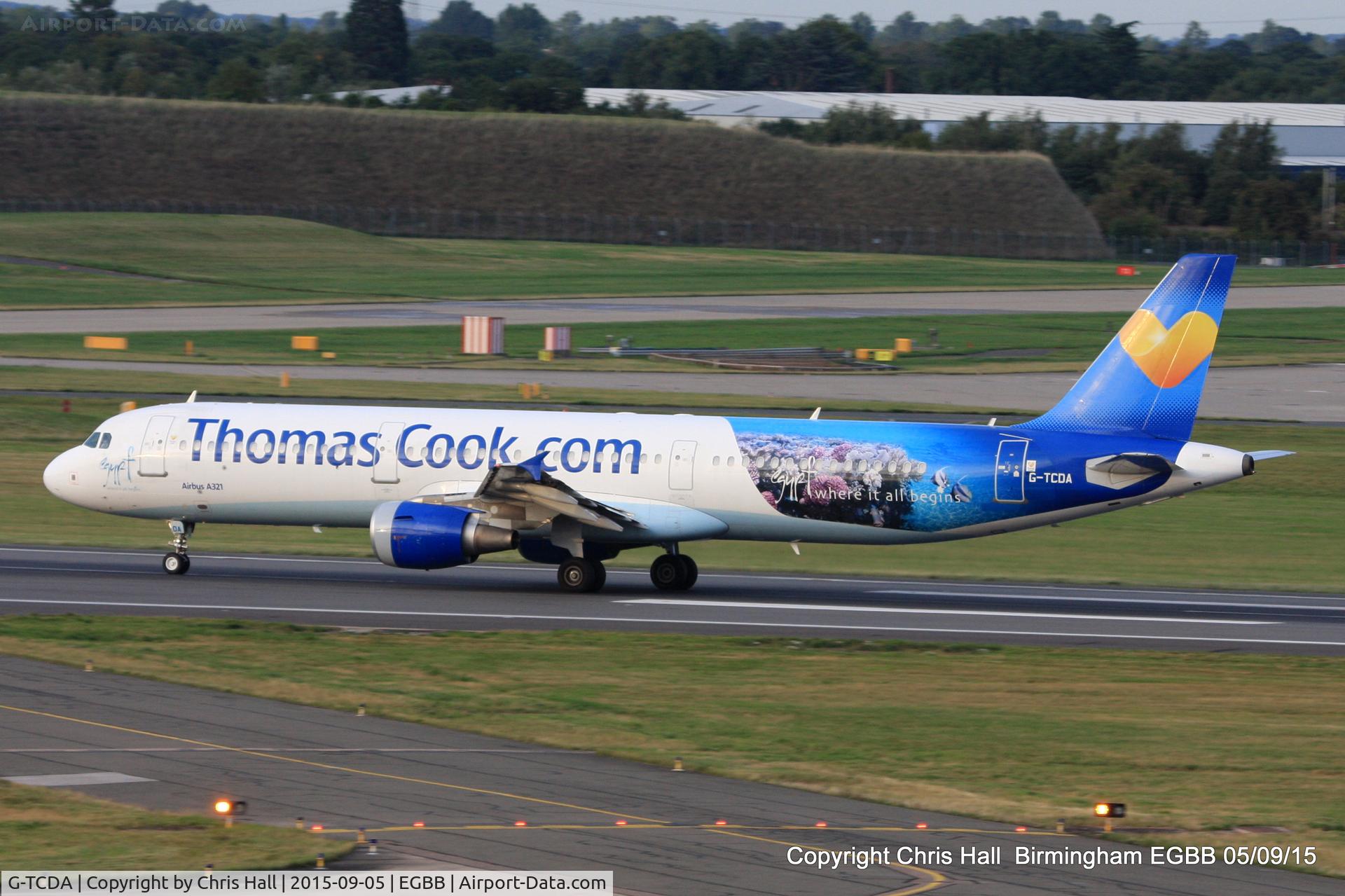 G-TCDA, 2003 Airbus A321-211 C/N 2060, Thomas Cook Airlines