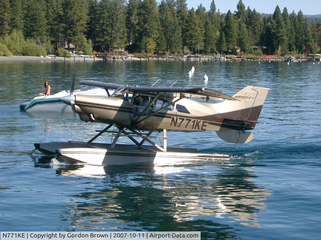 N771KE, 2004 Maule MT-7-420 C/N 51002C, Landing at Lake Tahoe