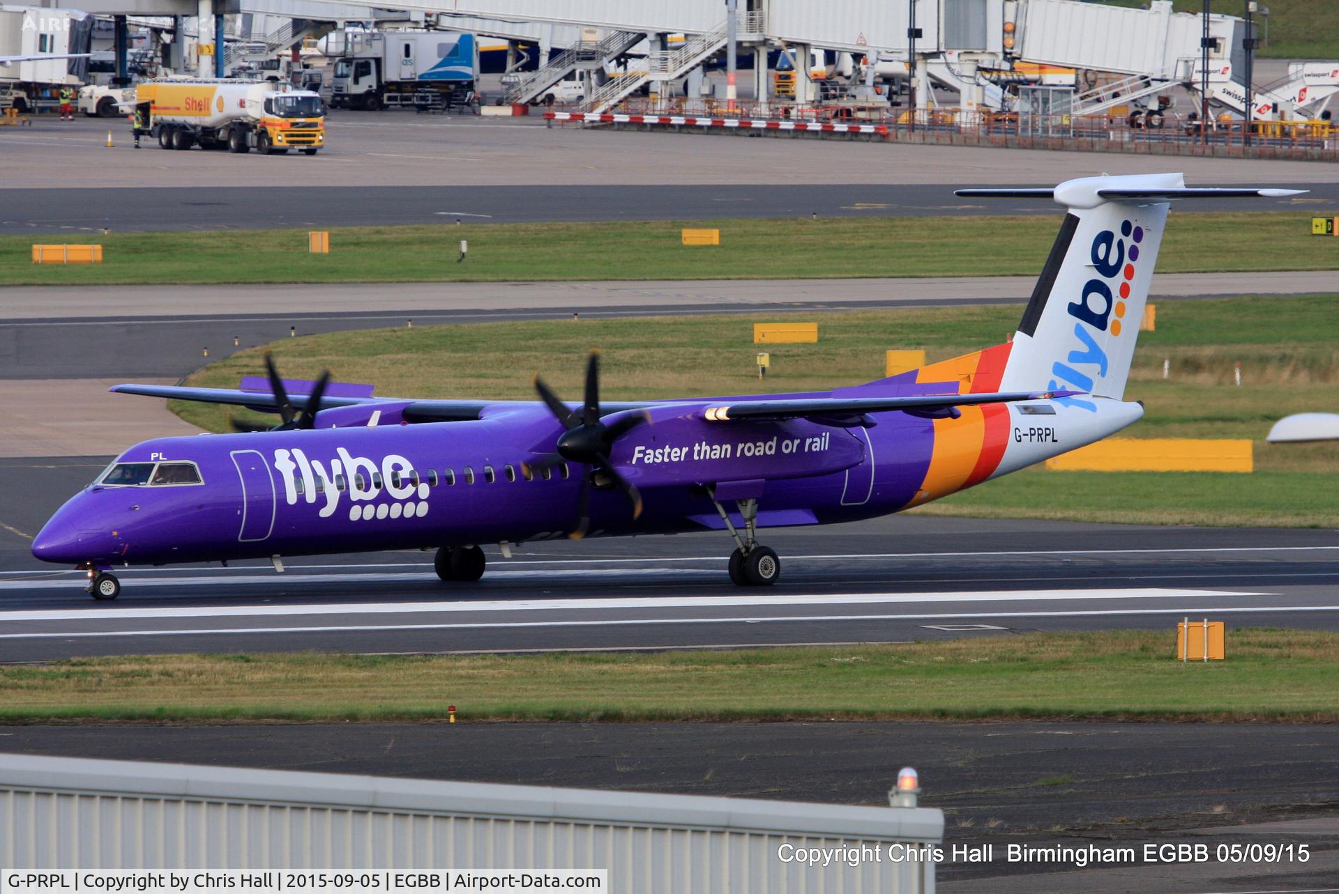 G-PRPL, 2011 Bombardier DHC-8-402 Dash 8 C/N 4380, flybe