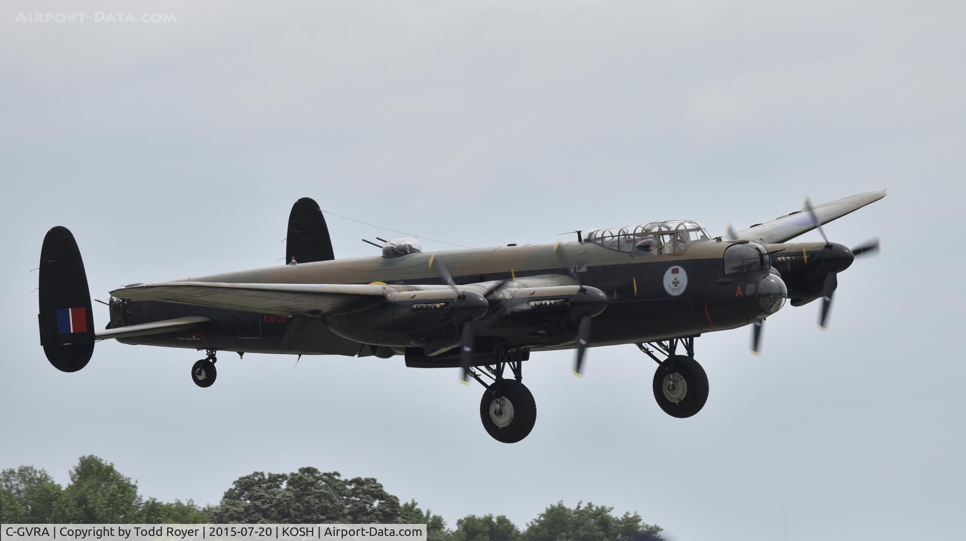 C-GVRA, 1945 Victory Aircraft Avro 683 Lancaster BX C/N FM 213 (3414), Airventure 2015