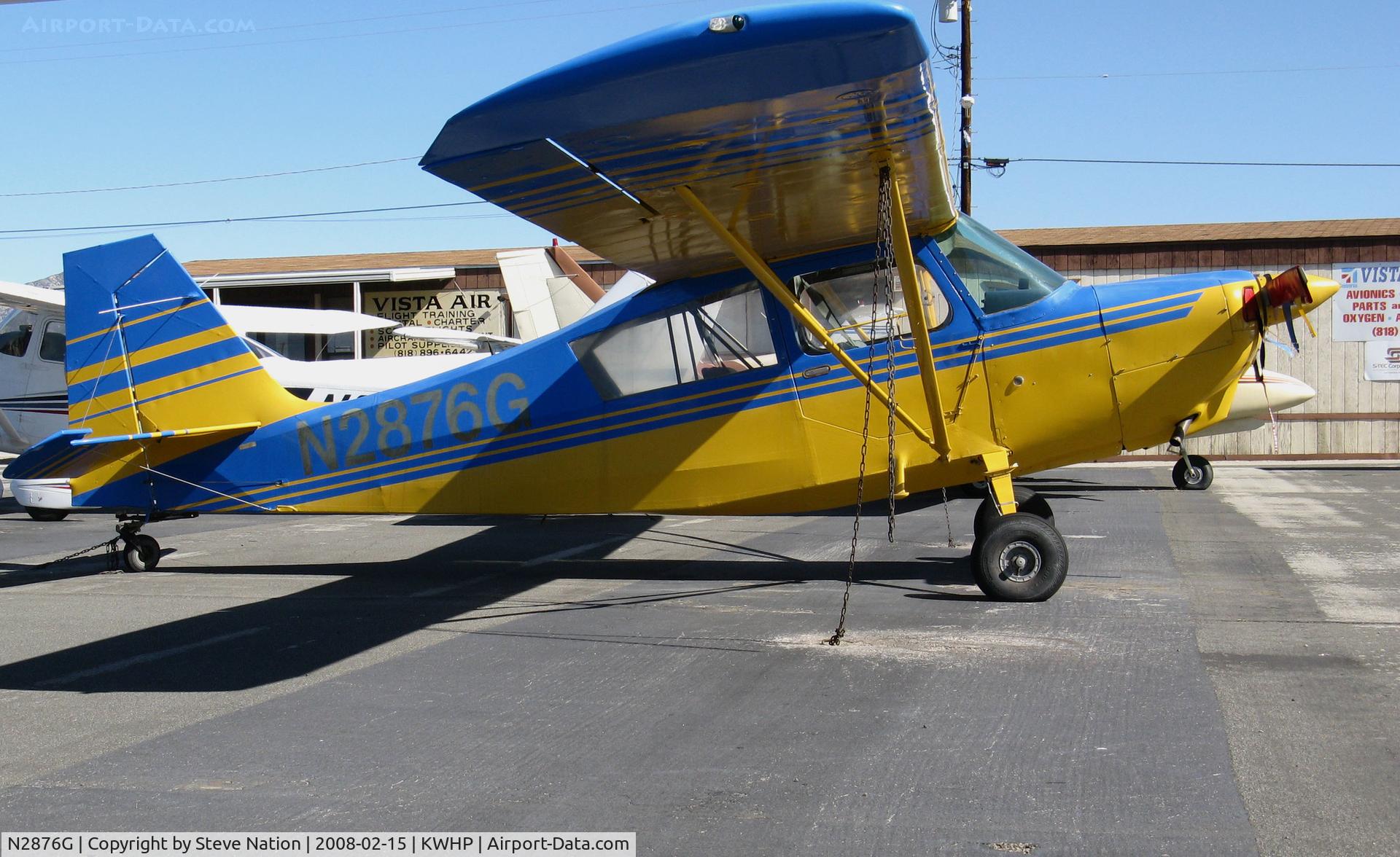 N2876G, 1967 Champion 7ECA Citabria C/N 522-68, Locally-based 1967 Champion 7ECA @ Whiteman Airport, Pacoima, CA (now with owner in Perris, CA)