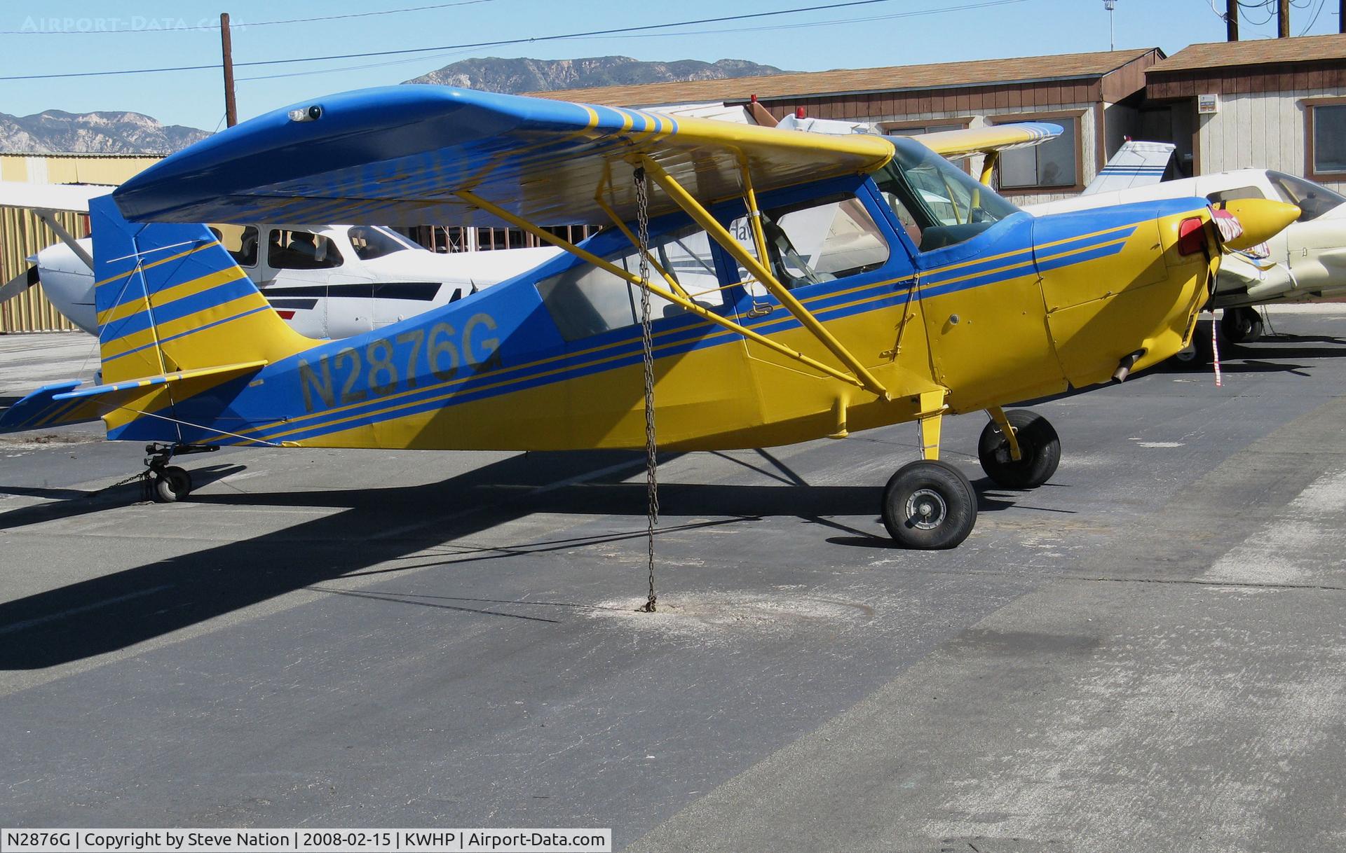 N2876G, 1967 Champion 7ECA Citabria C/N 522-68, Locally-based 1967 Champion 7ECA @ Whiteman Airport, Pacoima, CA (now with owner in Perris, CA)