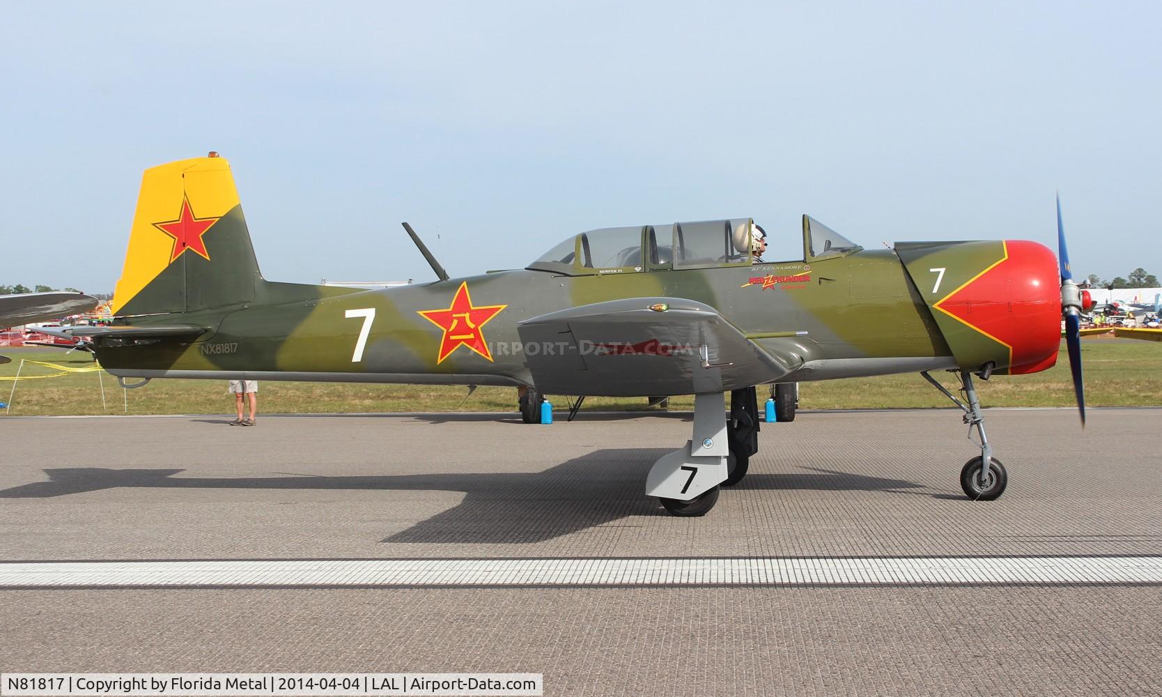 N81817, 1972 Nanchang CJ-6A C/N 2851260, CJ-6A