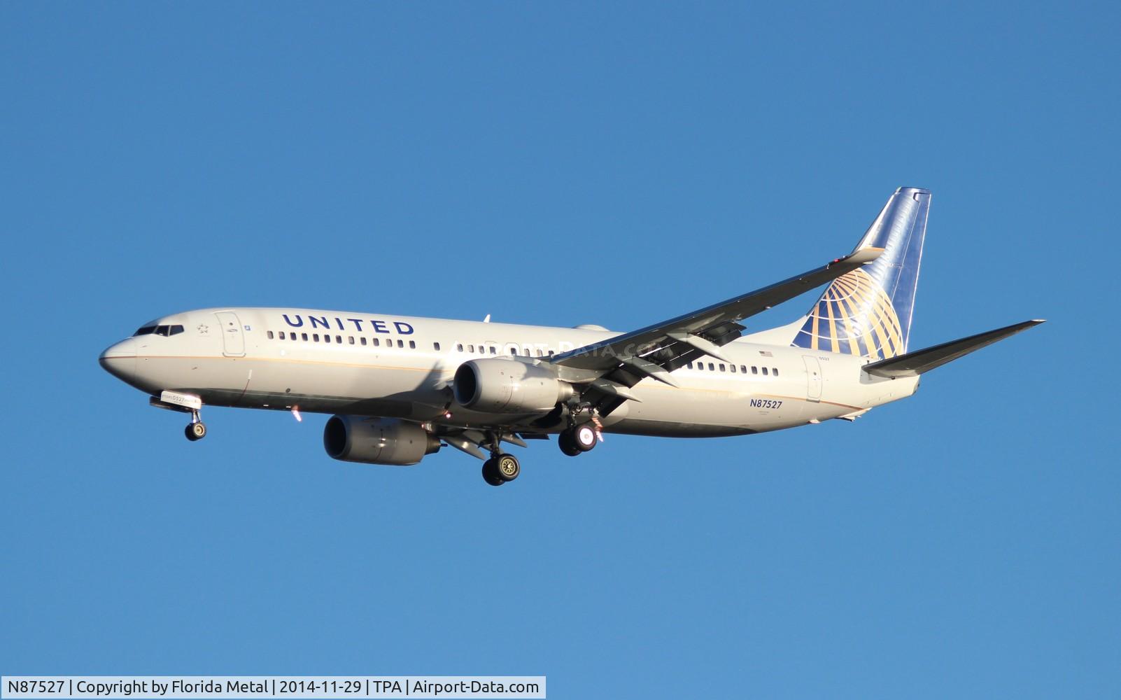 N87527, 2010 Boeing 737-824 C/N 38701, United
