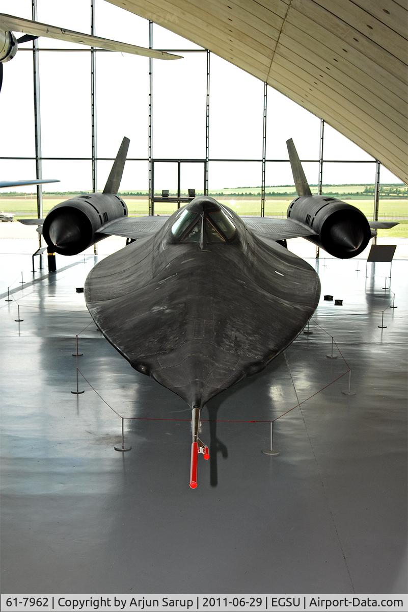 61-7962, 1964 Lockheed SR-71A Blackbird C/N 2013, On display at the American Air Museum, IWM Duxford.