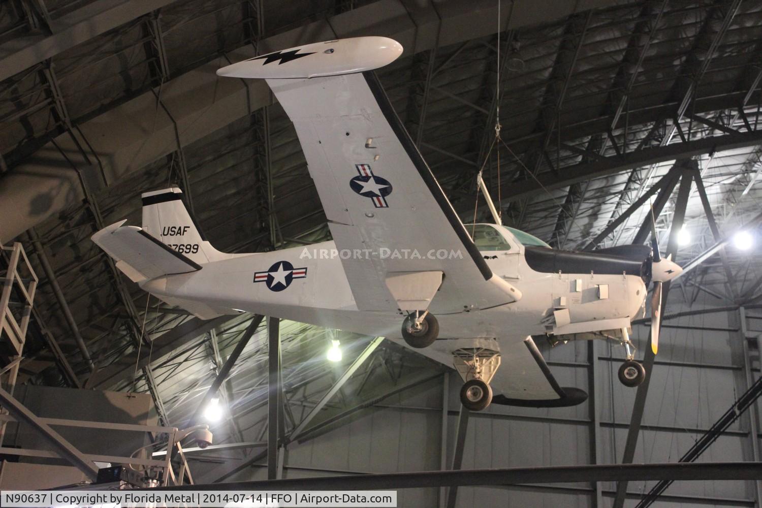 N90637, 1969 Beech QU-22B C/N EB-7 (69-7699), Beech QU-22B