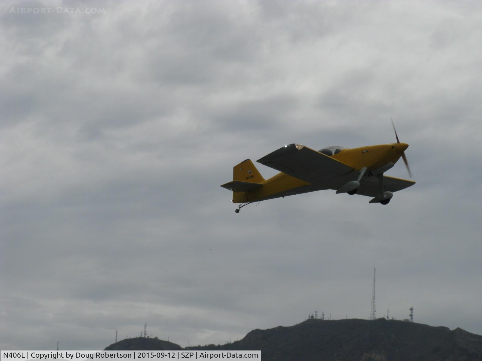 N406L, 2008 Vans RV-6 C/N 936, Provo PROVO 6, Lycoming O-320 160 Hp, takeoff climb Rwy 22