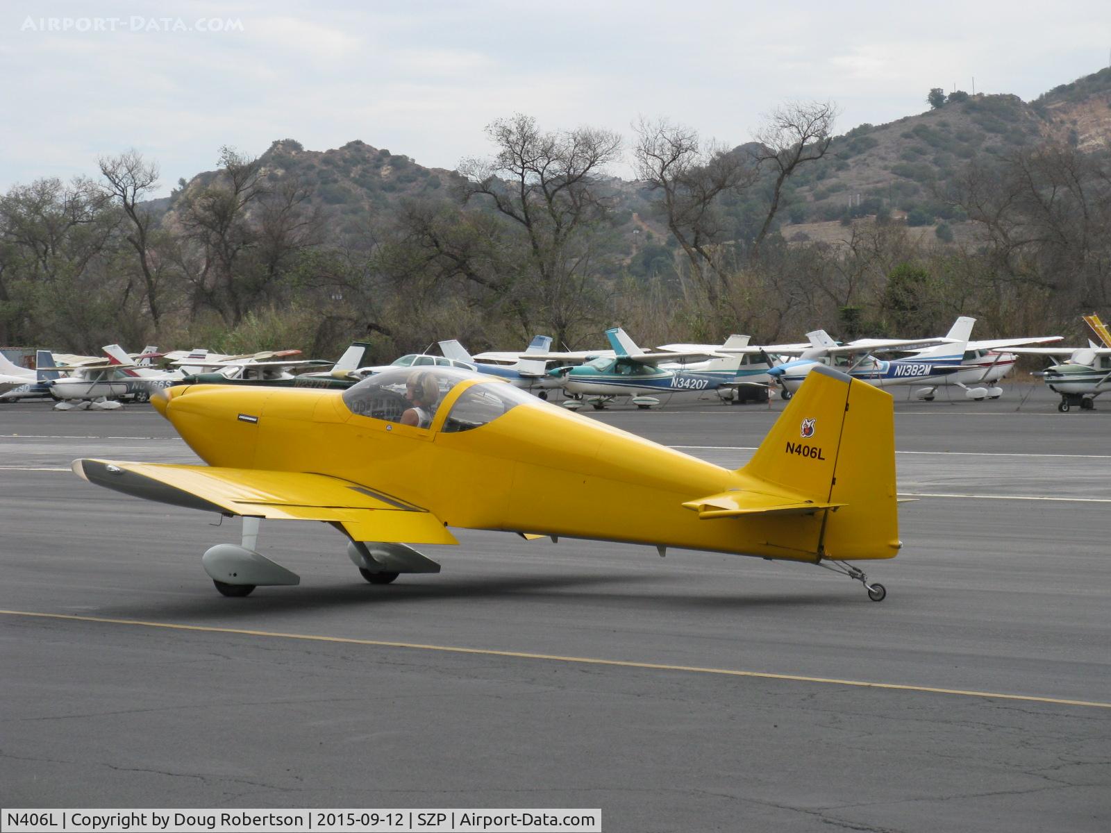 N406L, 2008 Vans RV-6 C/N 936, Provo PROVO 6, Lycoming O-320 160 Hp, taxi
