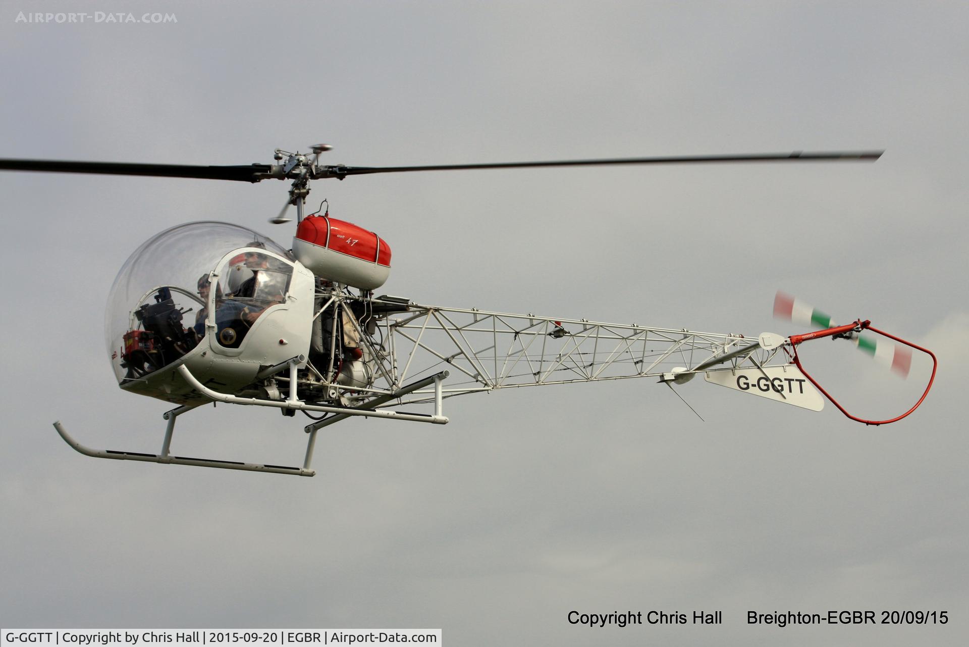 G-GGTT, 1970 Agusta AB-47G-4A C/N 2538, at Breighton's Heli Fly-in, 2015