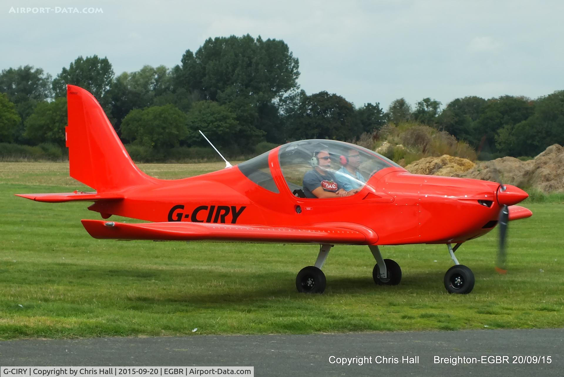 G-CIRY, 2015 Evektor EV-97 Eurostar SL C/N 2015-4222, at Breighton's Heli Fly-in, 2015