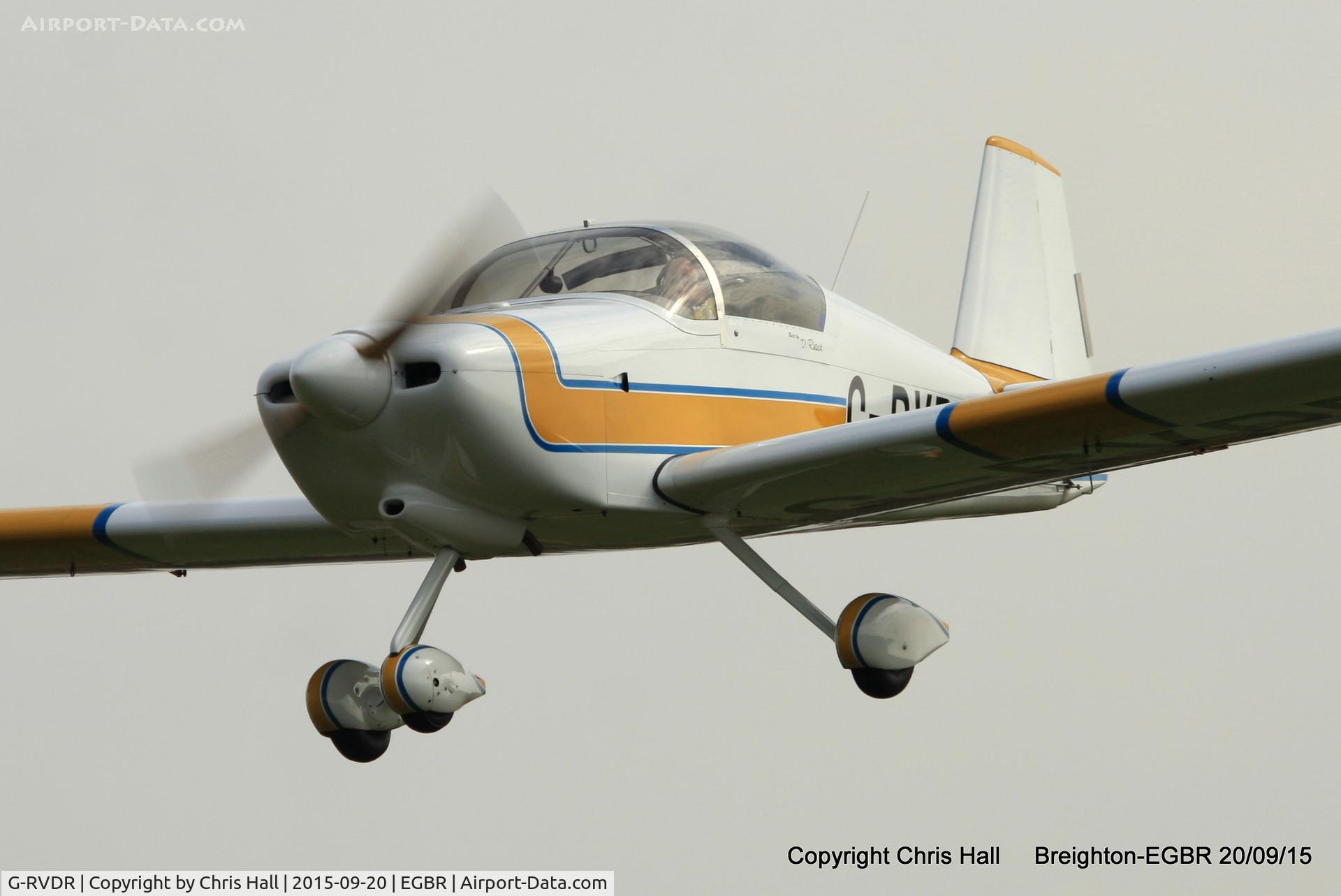 G-RVDR, 2001 Vans RV-6A C/N PFA 181A-13098, at Breighton's Heli Fly-in, 2015