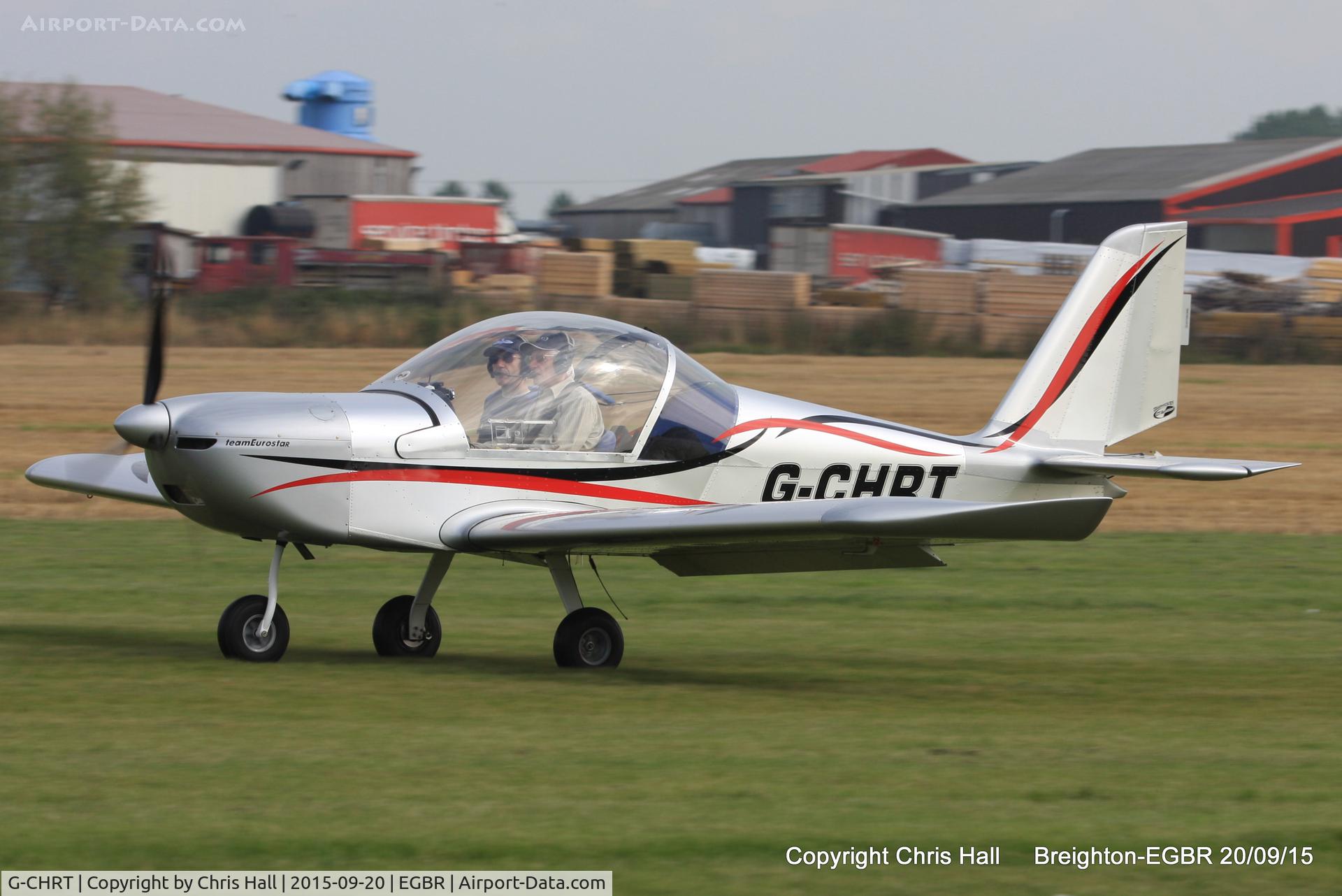 G-CHRT, 2013 Cosmik EV-97 TeamEurostar UK C/N 4103, at Breighton's Heli Fly-in, 2015