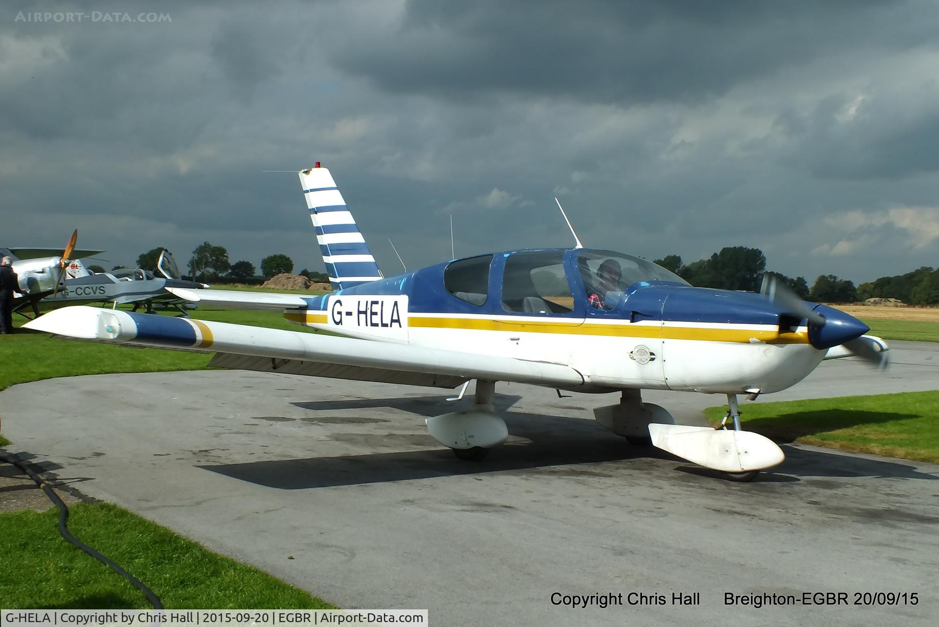 G-HELA, 1980 Socata TB-10 Tobago C/N 135, at Breighton's Heli Fly-in, 2015