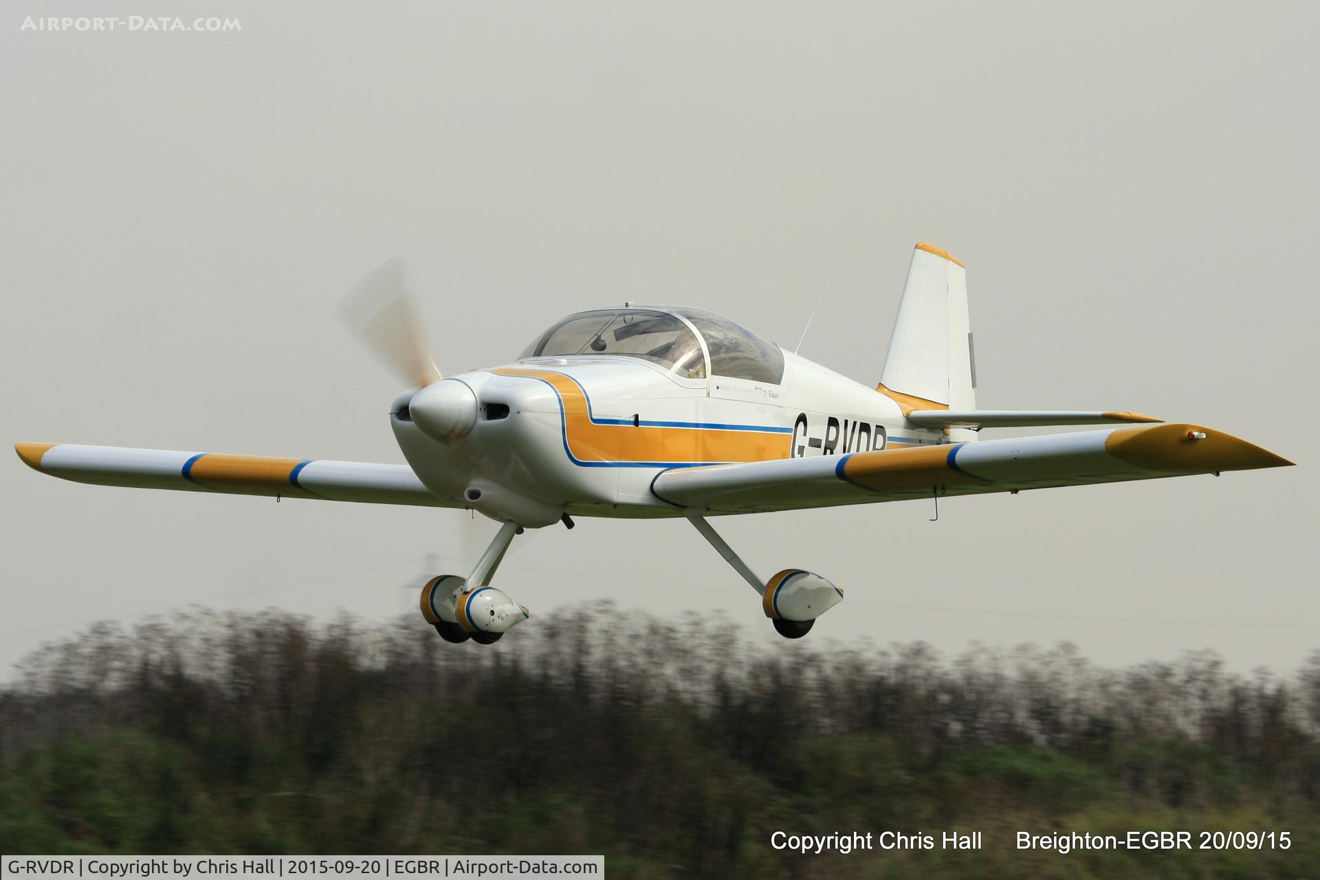 G-RVDR, 2001 Vans RV-6A C/N PFA 181A-13098, at Breighton's Heli Fly-in, 2015