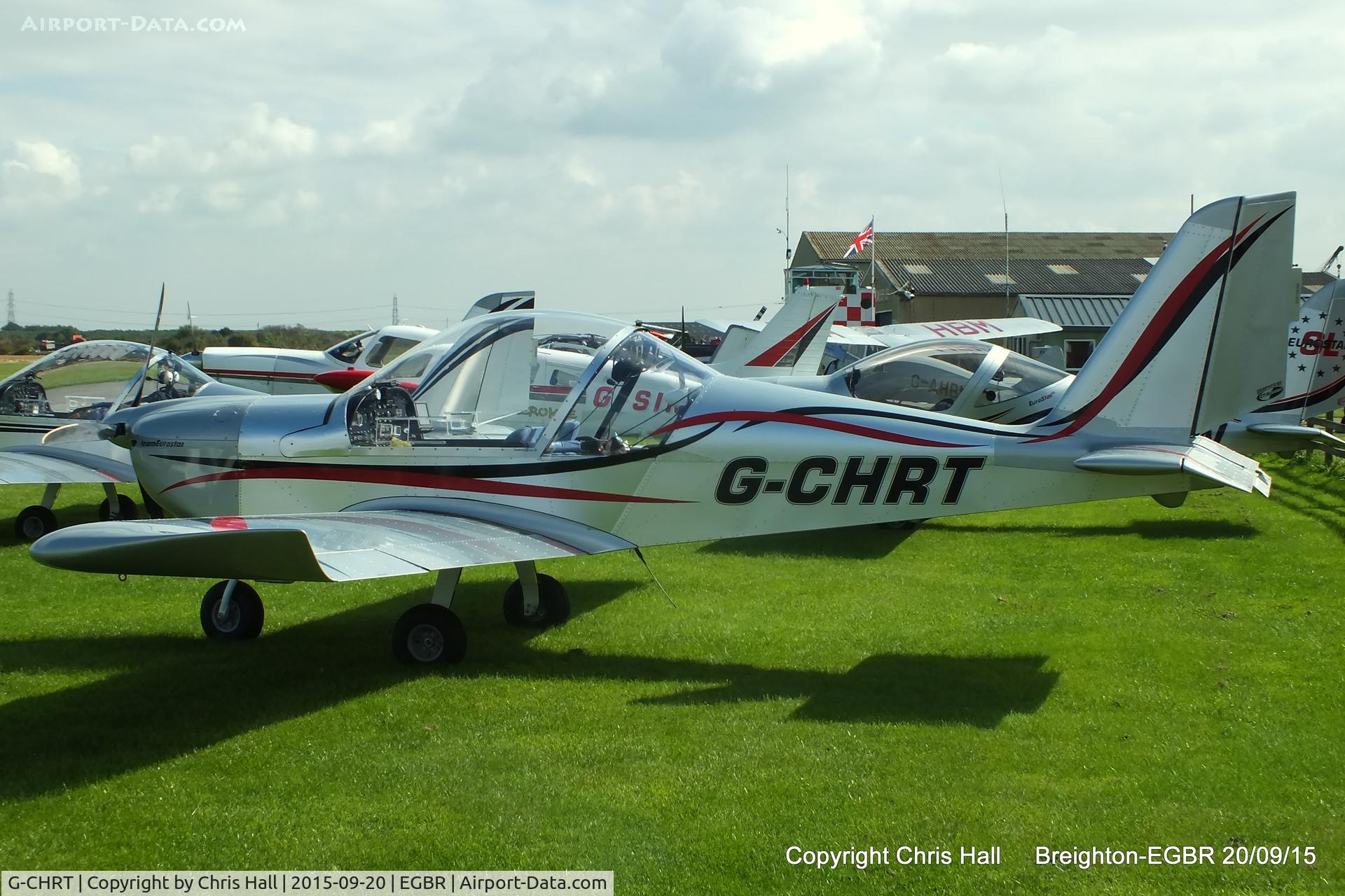 G-CHRT, 2013 Cosmik EV-97 TeamEurostar UK C/N 4103, at Breighton's Heli Fly-in, 2015