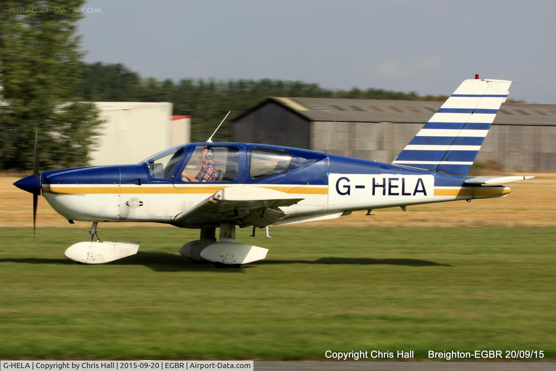 G-HELA, 1980 Socata TB-10 Tobago C/N 135, at Breighton's Heli Fly-in, 2015