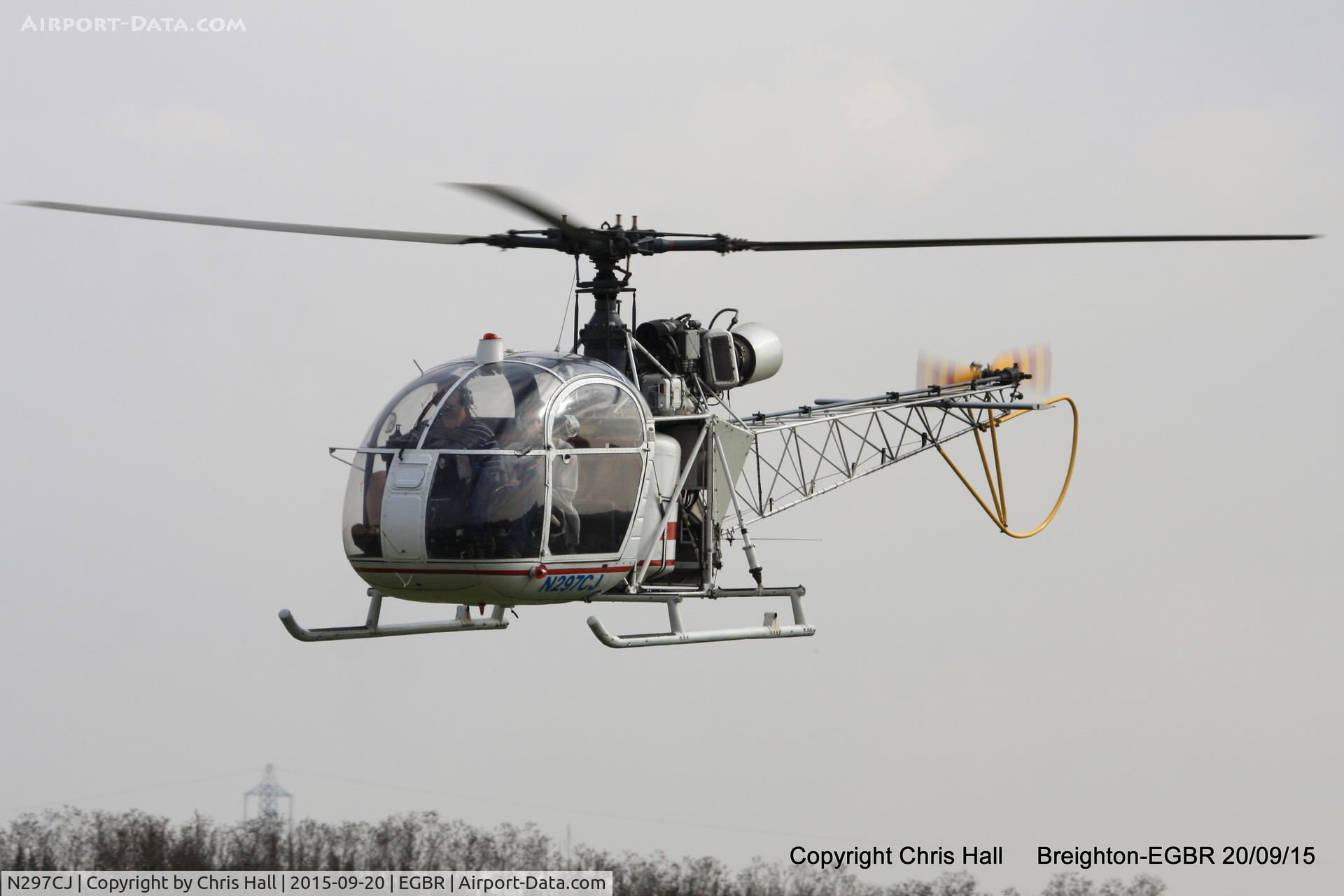 N297CJ, 1963 Sud Aviation SA-313B Alouette II C/N 1847, at Breighton's Heli Fly-in, 2015