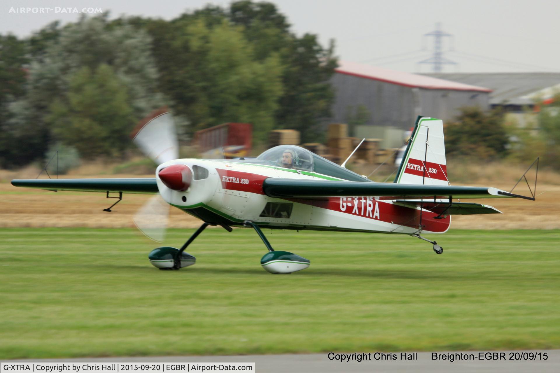 G-XTRA, 1987 Extra EA-230 C/N 12A, at Breighton's Heli Fly-in, 2015