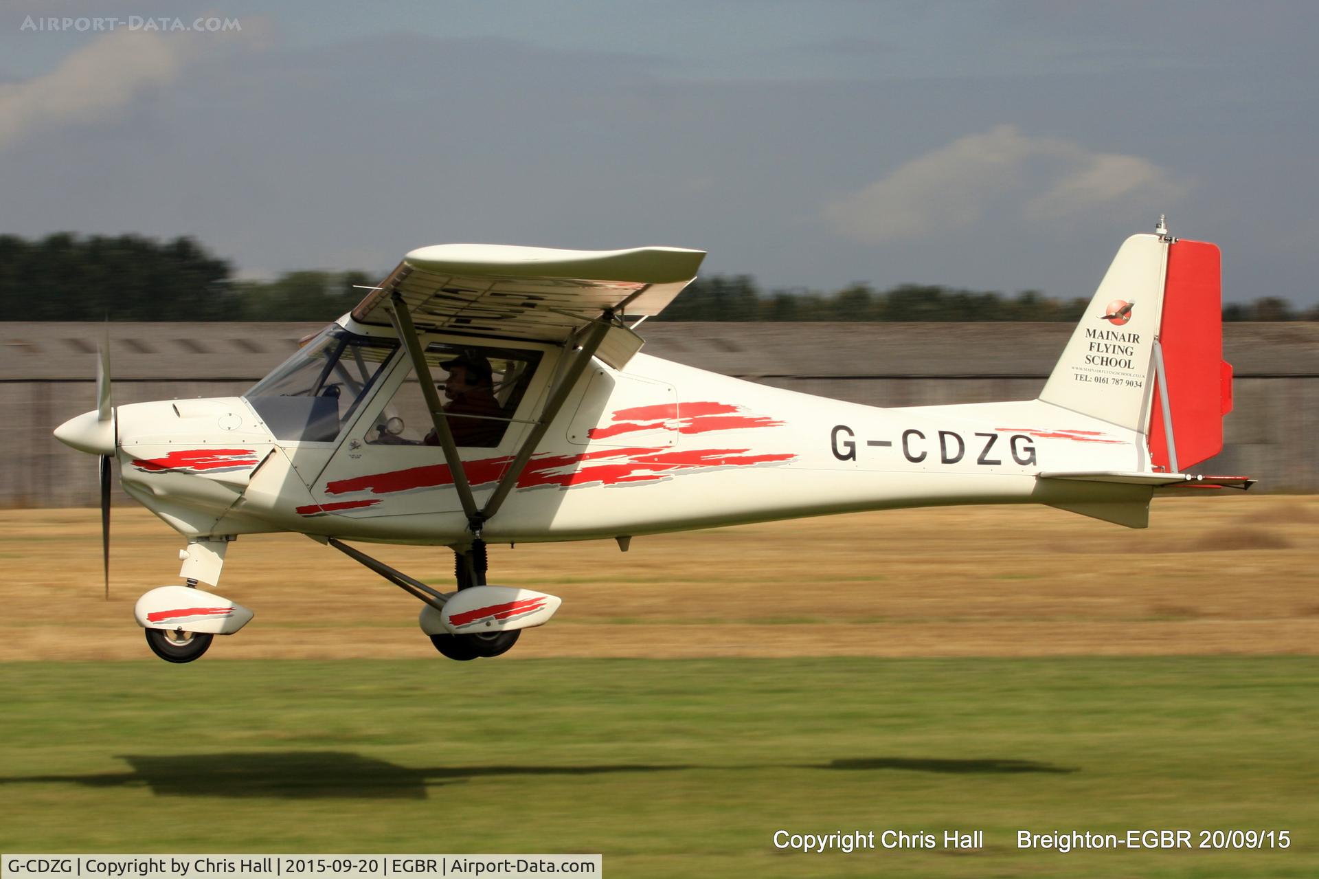 G-CDZG, 2006 Comco Ikarus C42 FB80 C/N 0604-6808, at Breighton's Heli Fly-in, 2015