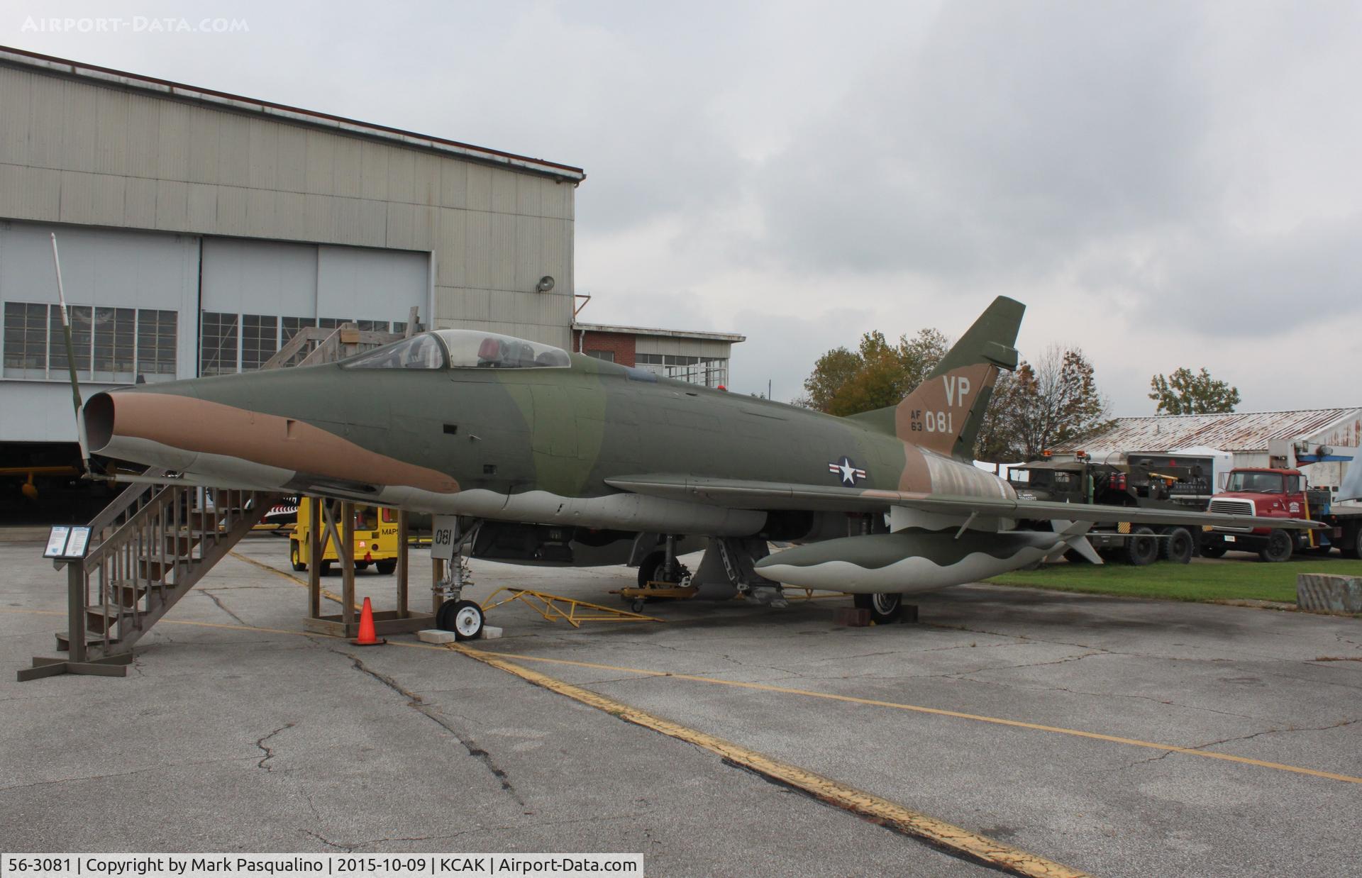 56-3081, 1956 North American F-100D C/N 235-179, North American F-100D