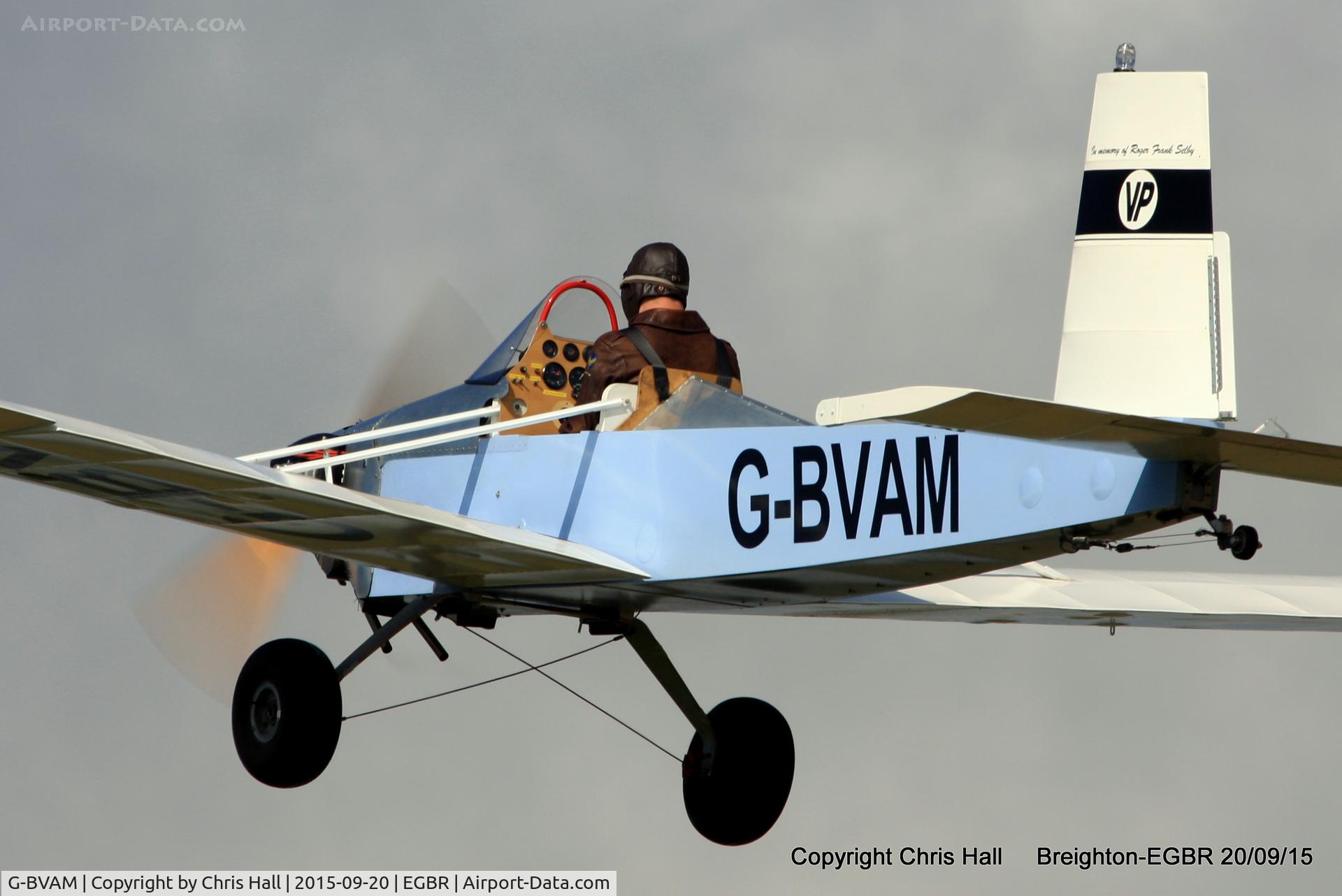 G-BVAM, 1993 Evans VP-1 Volksplane C/N PFA 062-12132, at Breighton's Heli Fly-in, 2015