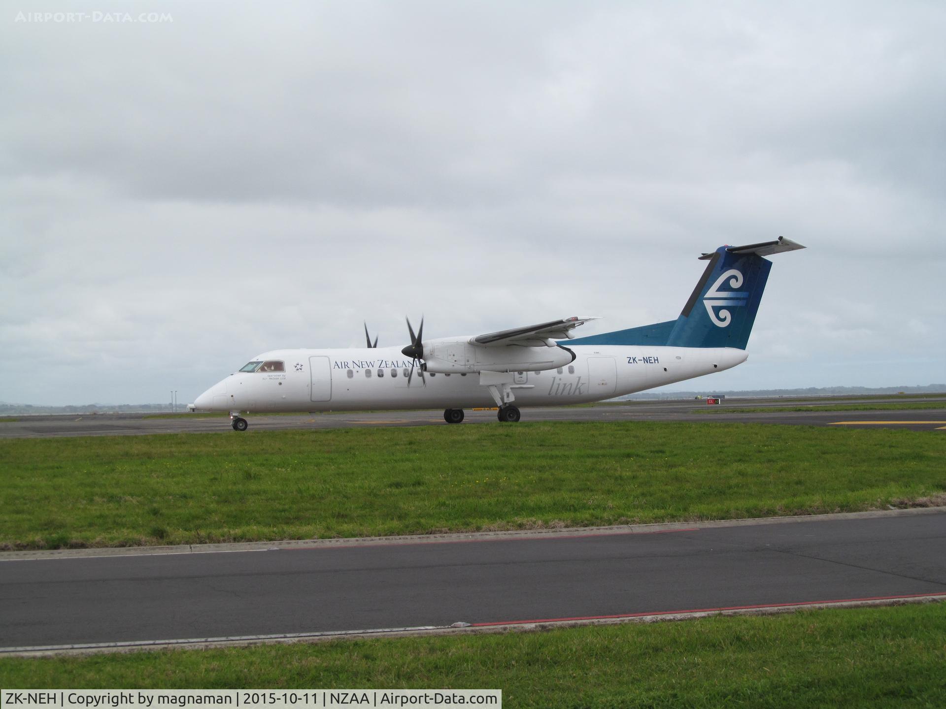 ZK-NEH, 2006 De Havilland Canada DHC-8-311 Dash 8 C/N 623, leaving AKL