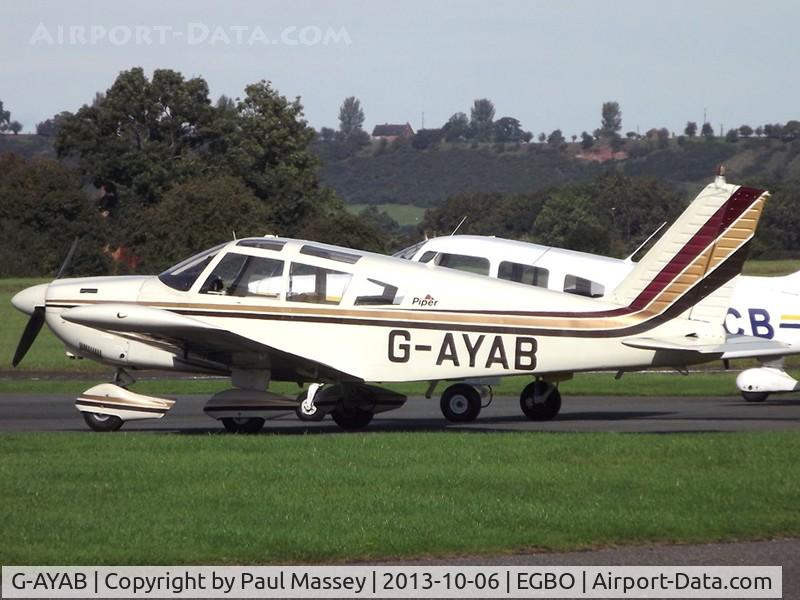 G-AYAB, 1970 Piper PA-28-180 Cherokee C/N 28-5804, PA-28-180 Cherokee E