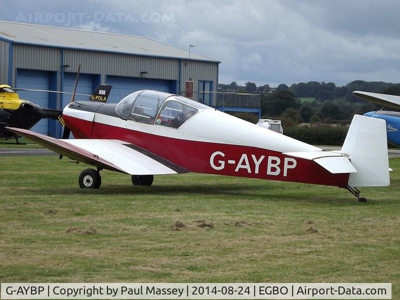 G-AYBP, 1964 Jodel D-112 C/N 1131, Summer Wings&Wheels Fly-In Visitor.EX:-F-PMEK.