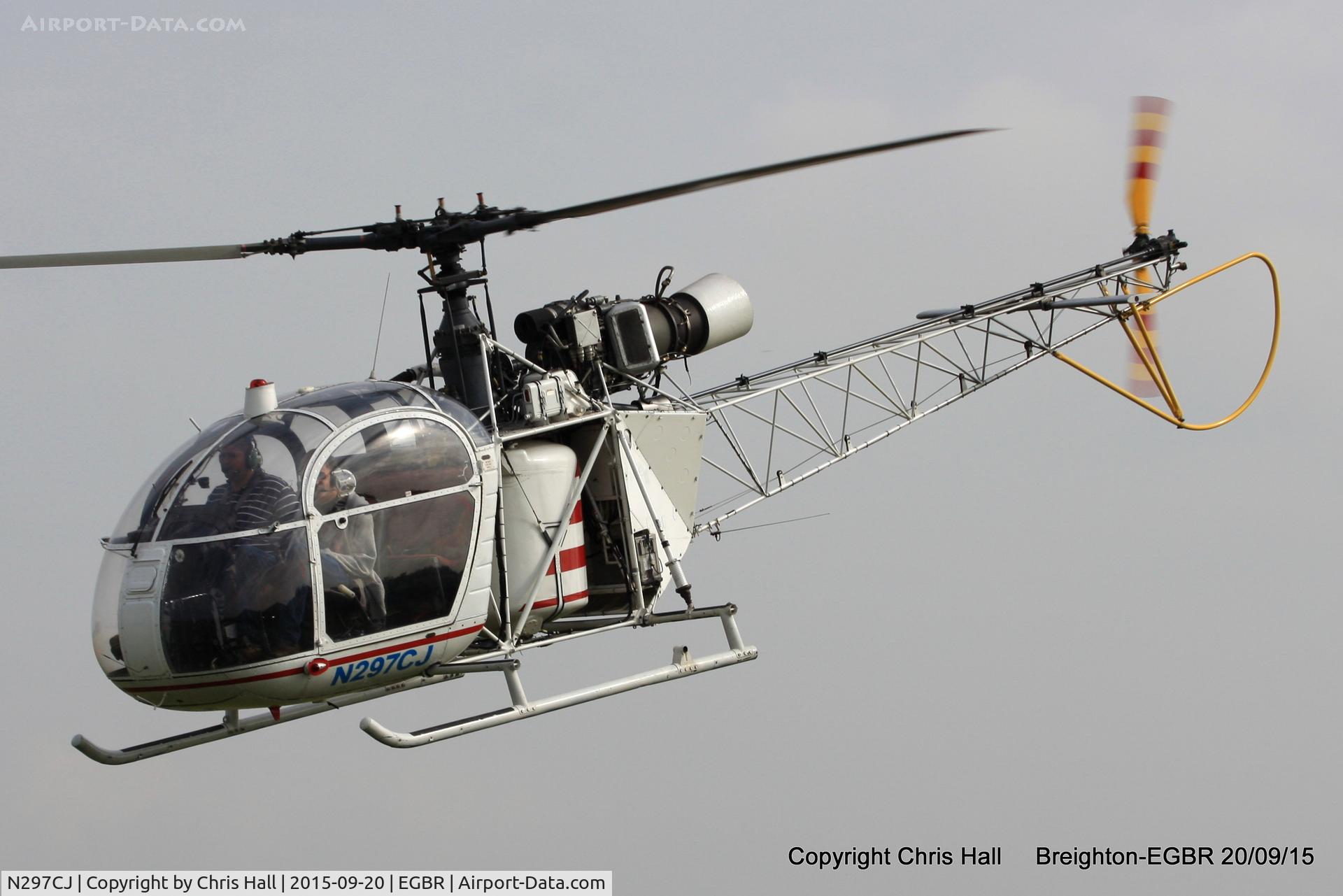 N297CJ, 1963 Sud Aviation SA-313B Alouette II C/N 1847, at Breighton's Heli Fly-in, 2015