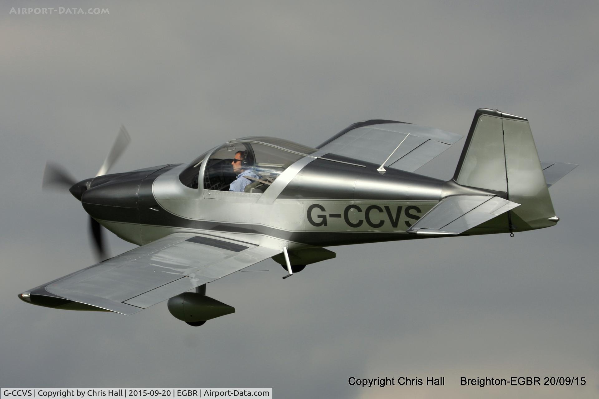 G-CCVS, 2010 Vans RV-6A C/N PFA 181A-13413, at Breighton's Heli Fly-in, 2015