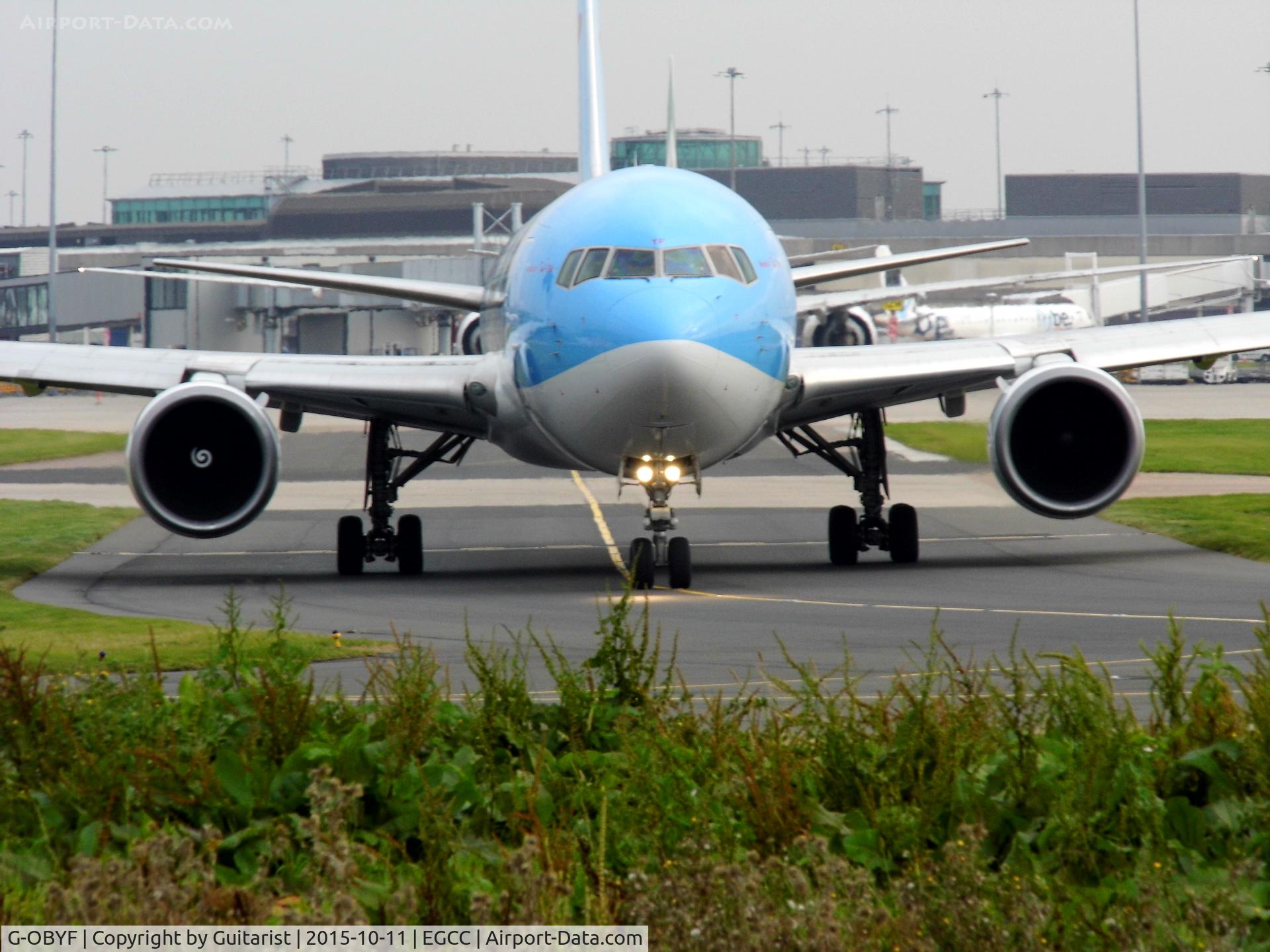 G-OBYF, 1998 Boeing 767-304 C/N 28208, At Manchester