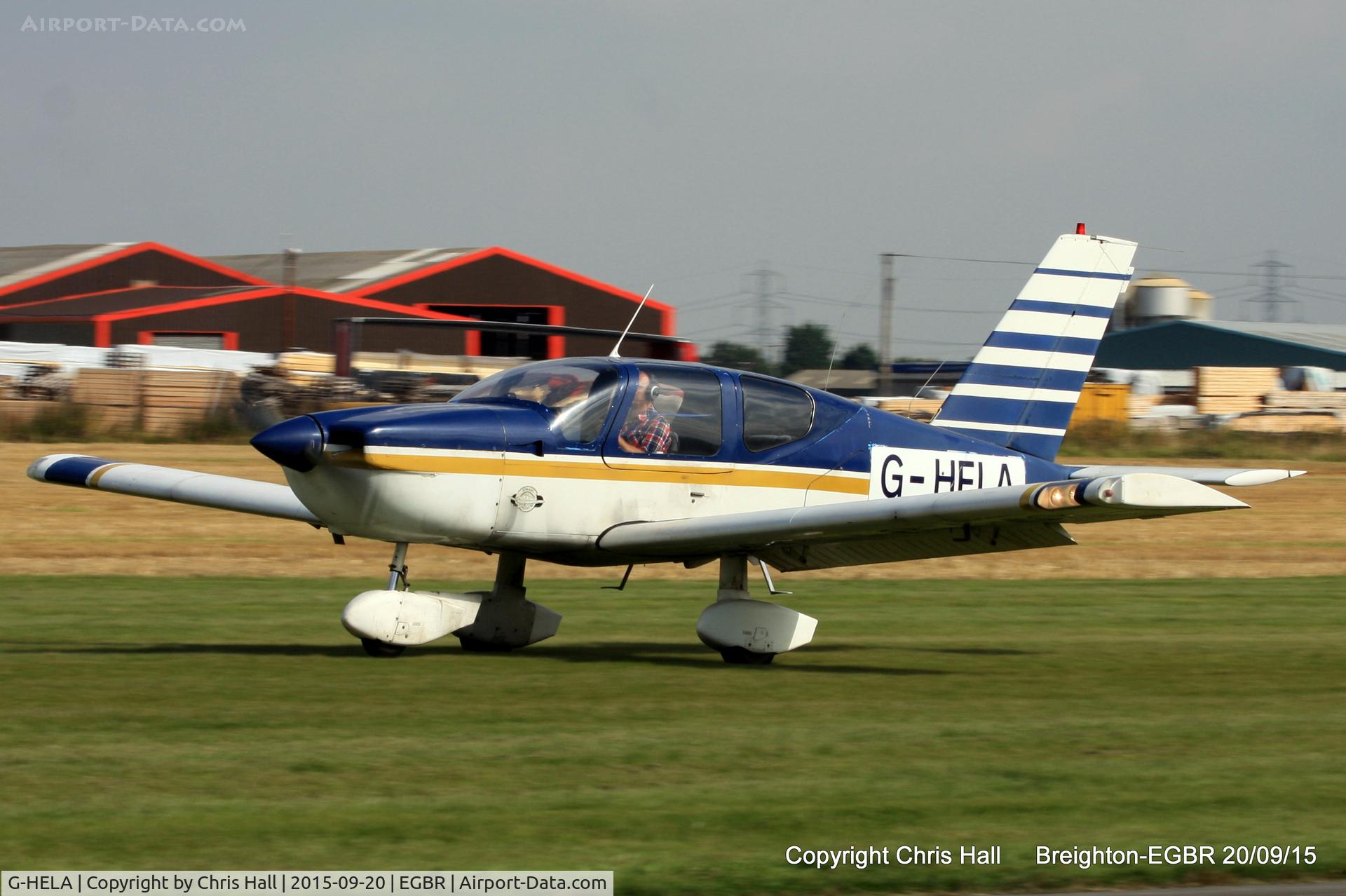 G-HELA, 1980 Socata TB-10 Tobago C/N 135, at Breighton's Heli Fly-in, 2015