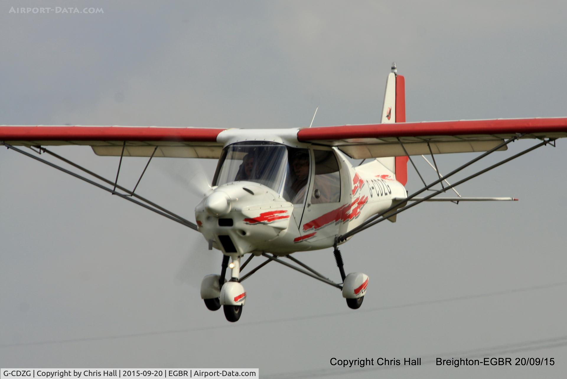 G-CDZG, 2006 Comco Ikarus C42 FB80 C/N 0604-6808, at Breighton's Heli Fly-in, 2015
