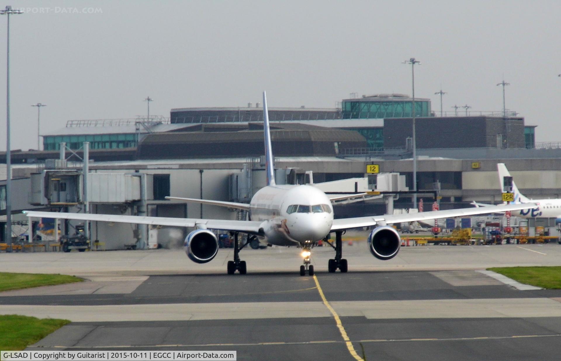 G-LSAD, 1989 Boeing 757-236 C/N 24397, At Manchester