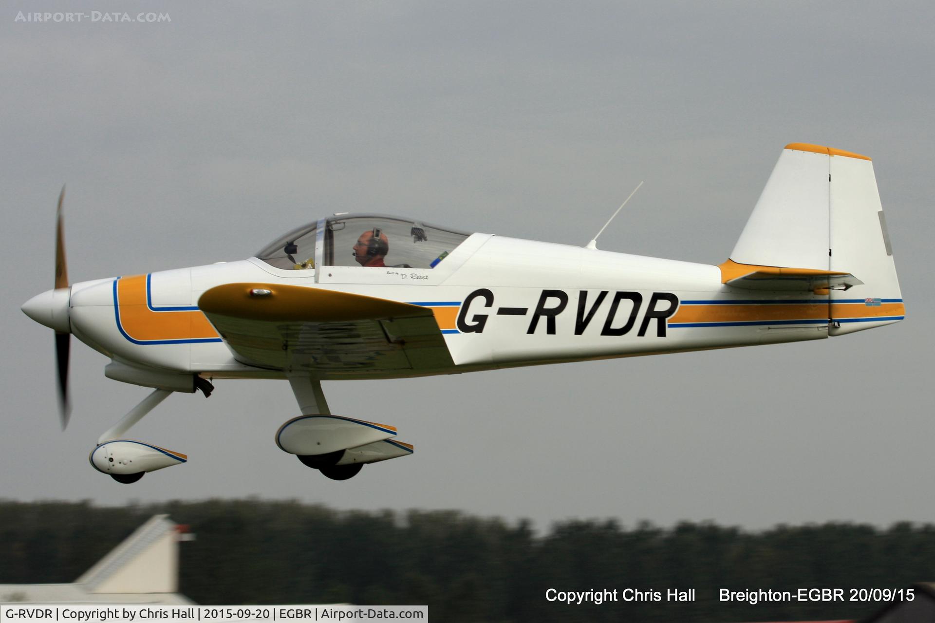 G-RVDR, 2001 Vans RV-6A C/N PFA 181A-13098, at Breighton's Heli Fly-in, 2015