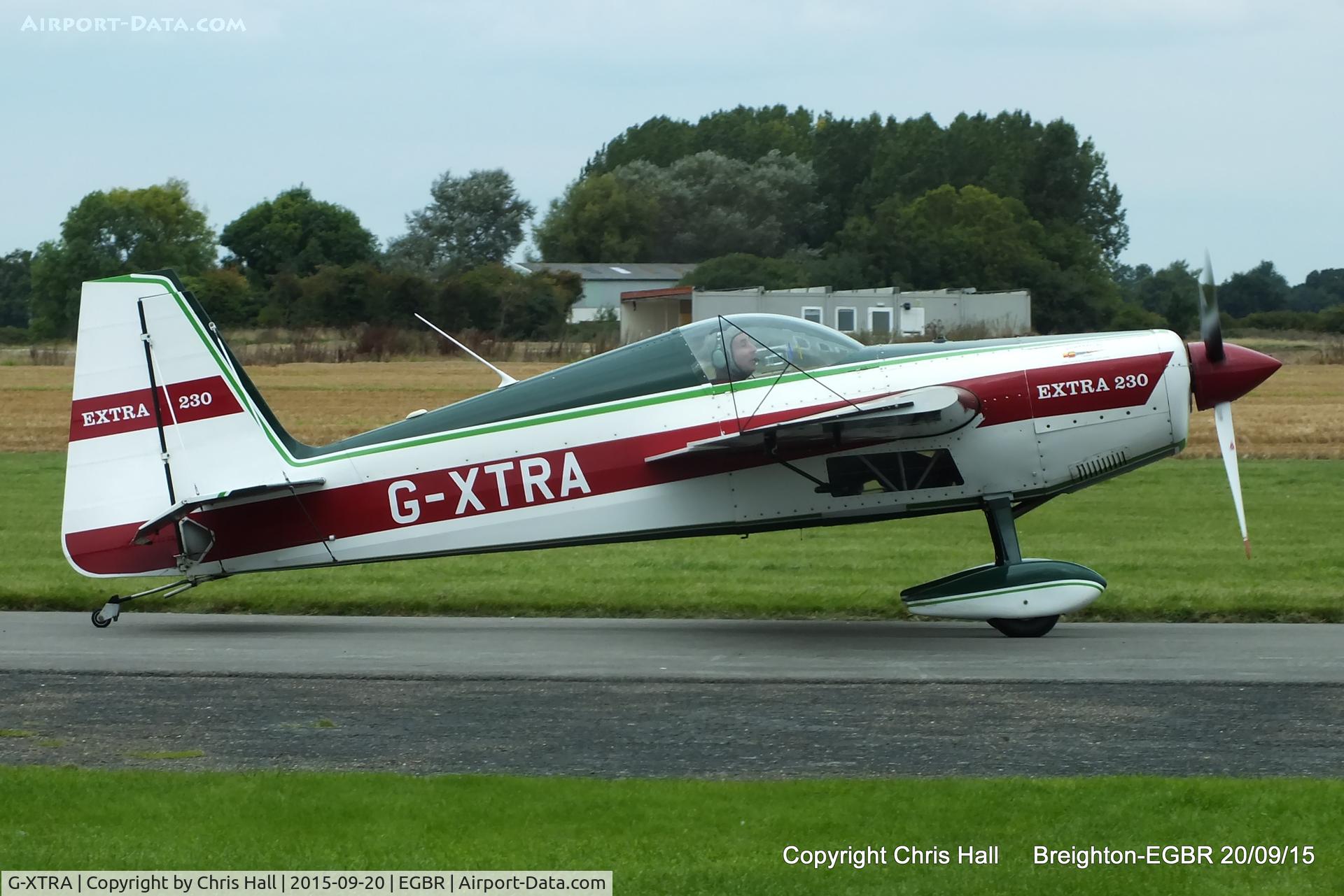 G-XTRA, 1987 Extra EA-230 C/N 12A, at Breighton's Heli Fly-in, 2015
