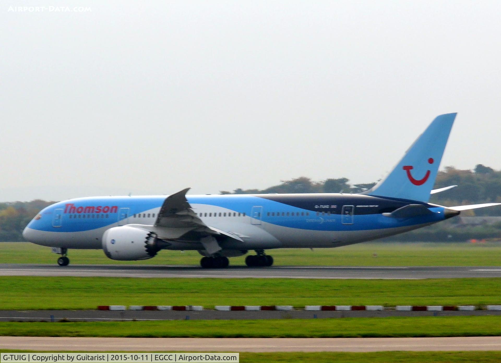 G-TUIG, 2015 Boeing 787-8 Dreamliner C/N 36426, At Manchester