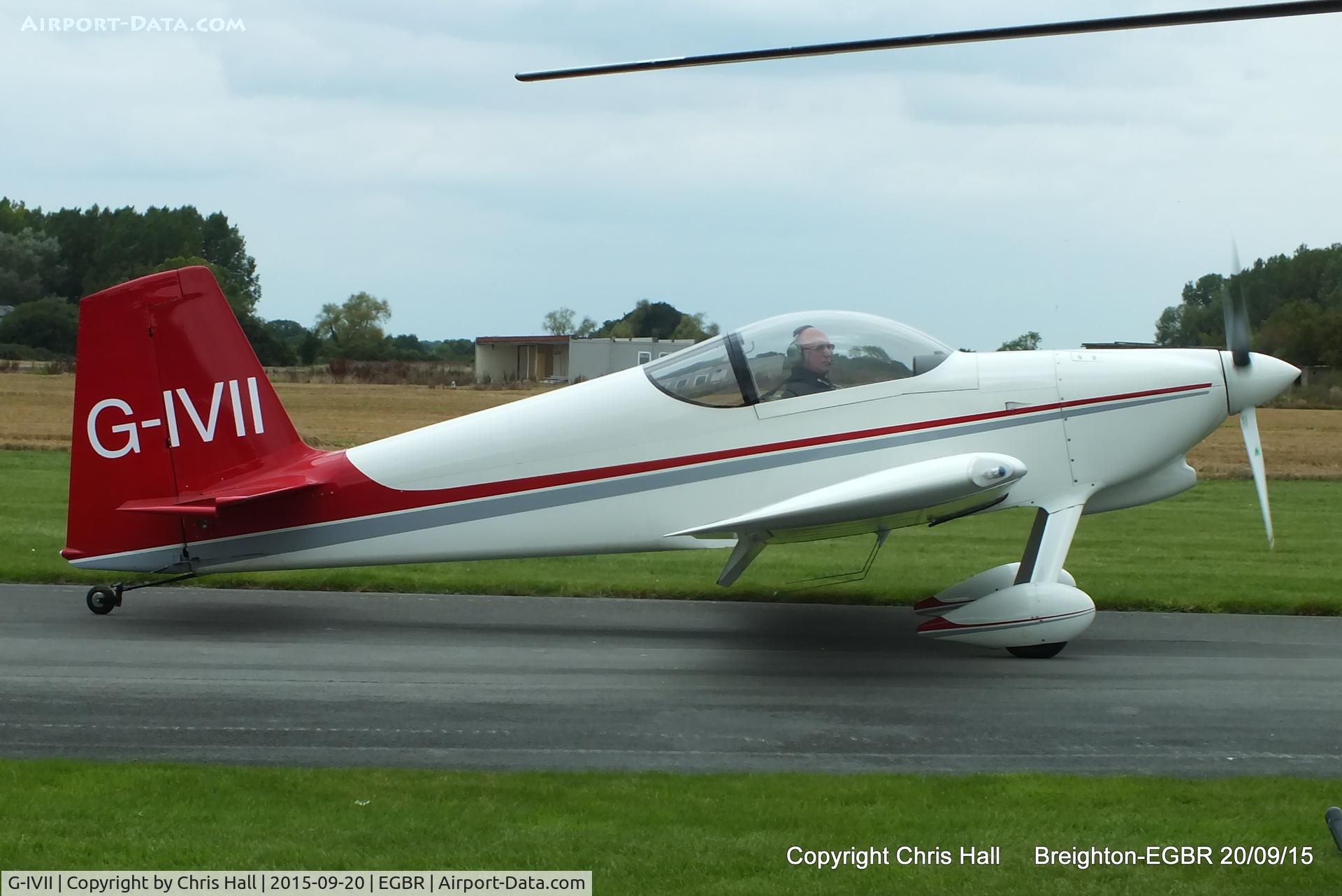 G-IVII, 2004 Vans RV-7 C/N PFA 323-14222, at Breighton's Heli Fly-in, 2015
