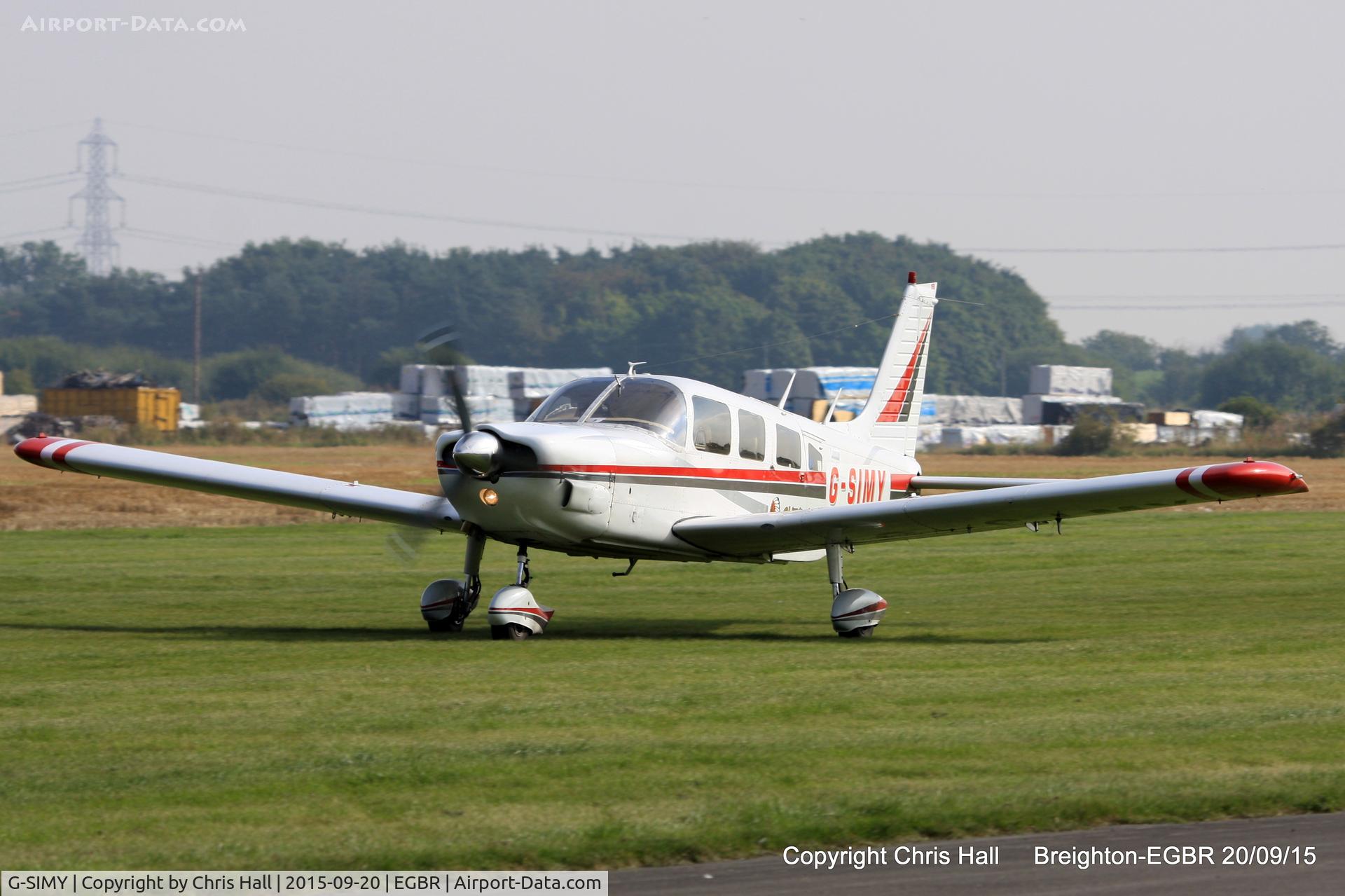 G-SIMY, 1976 Piper PA-32-300 Cherokee Six Cherokee Six C/N 32-7640082, at Breighton's Heli Fly-in, 2015