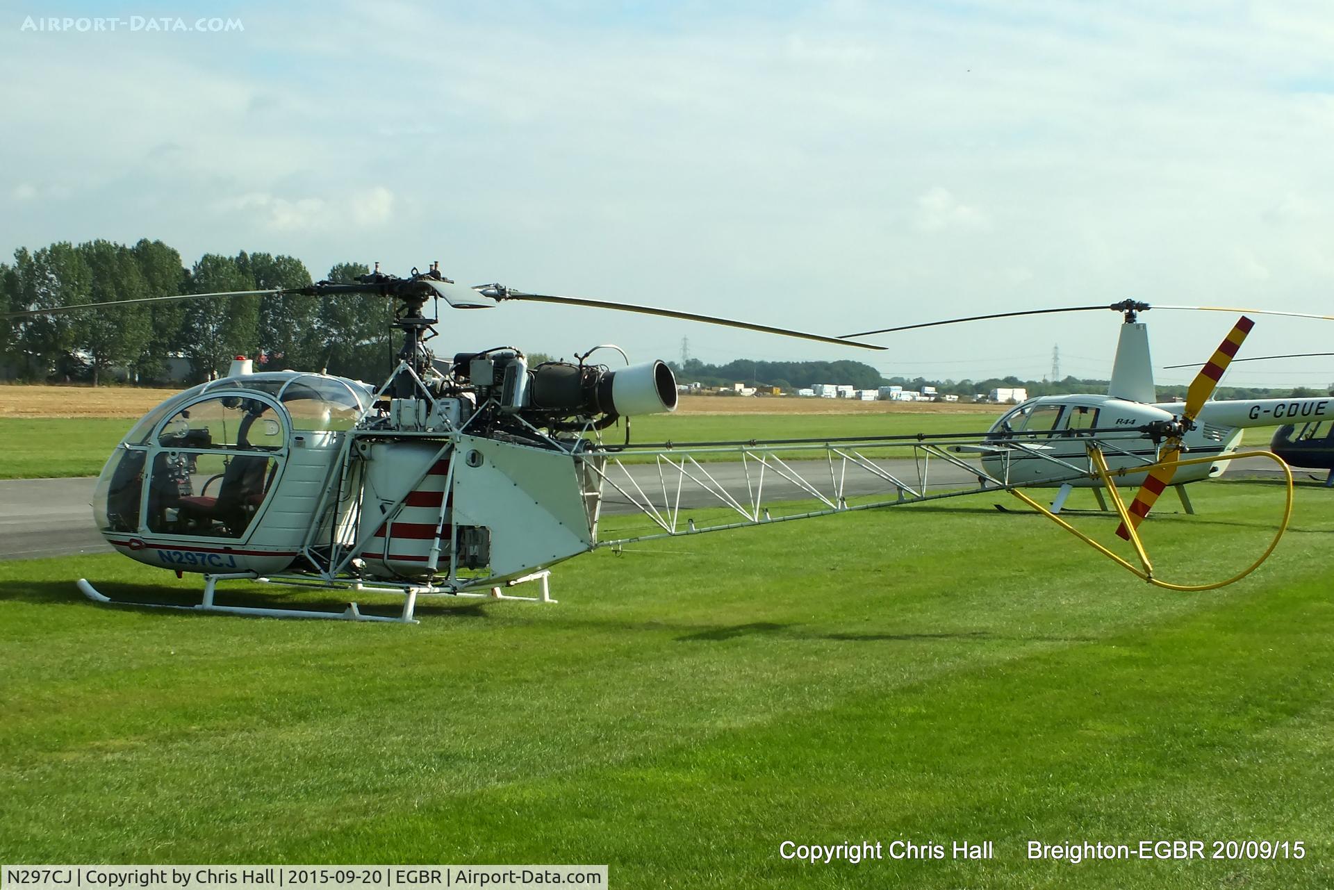 N297CJ, 1963 Sud Aviation SA-313B Alouette II C/N 1847, at Breighton's Heli Fly-in, 2015