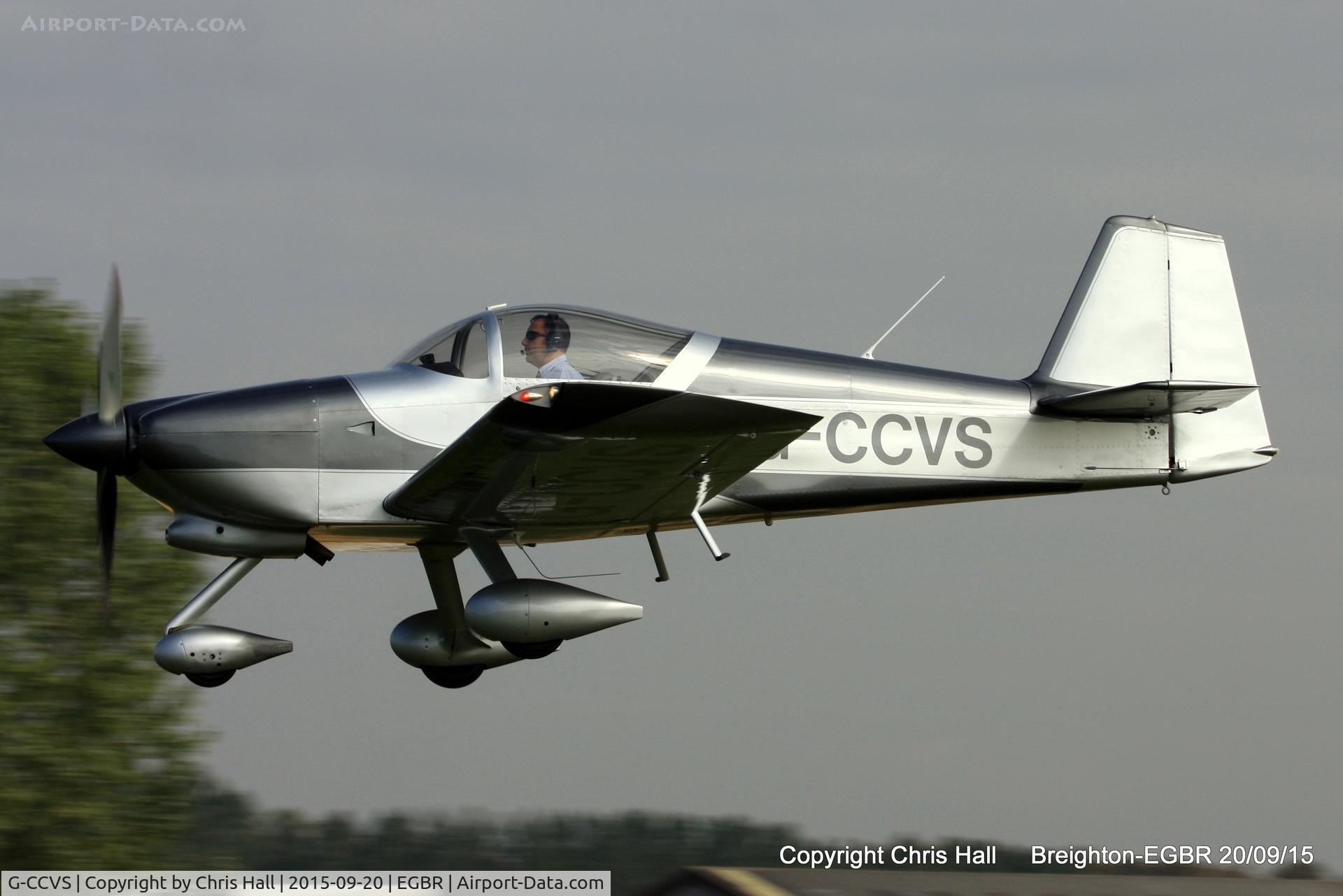 G-CCVS, 2010 Vans RV-6A C/N PFA 181A-13413, at Breighton's Heli Fly-in, 2015