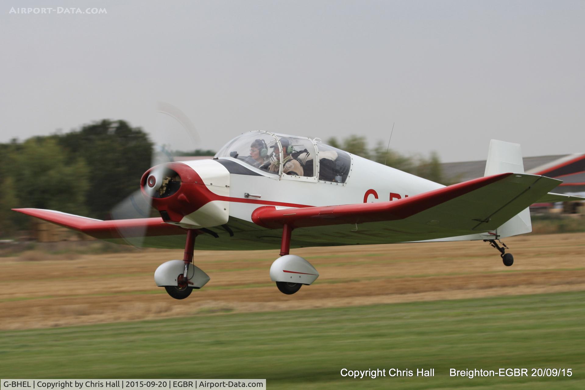 G-BHEL, 1957 SAN Jodel D-117 C/N 735, at Breighton's Heli Fly-in, 2015