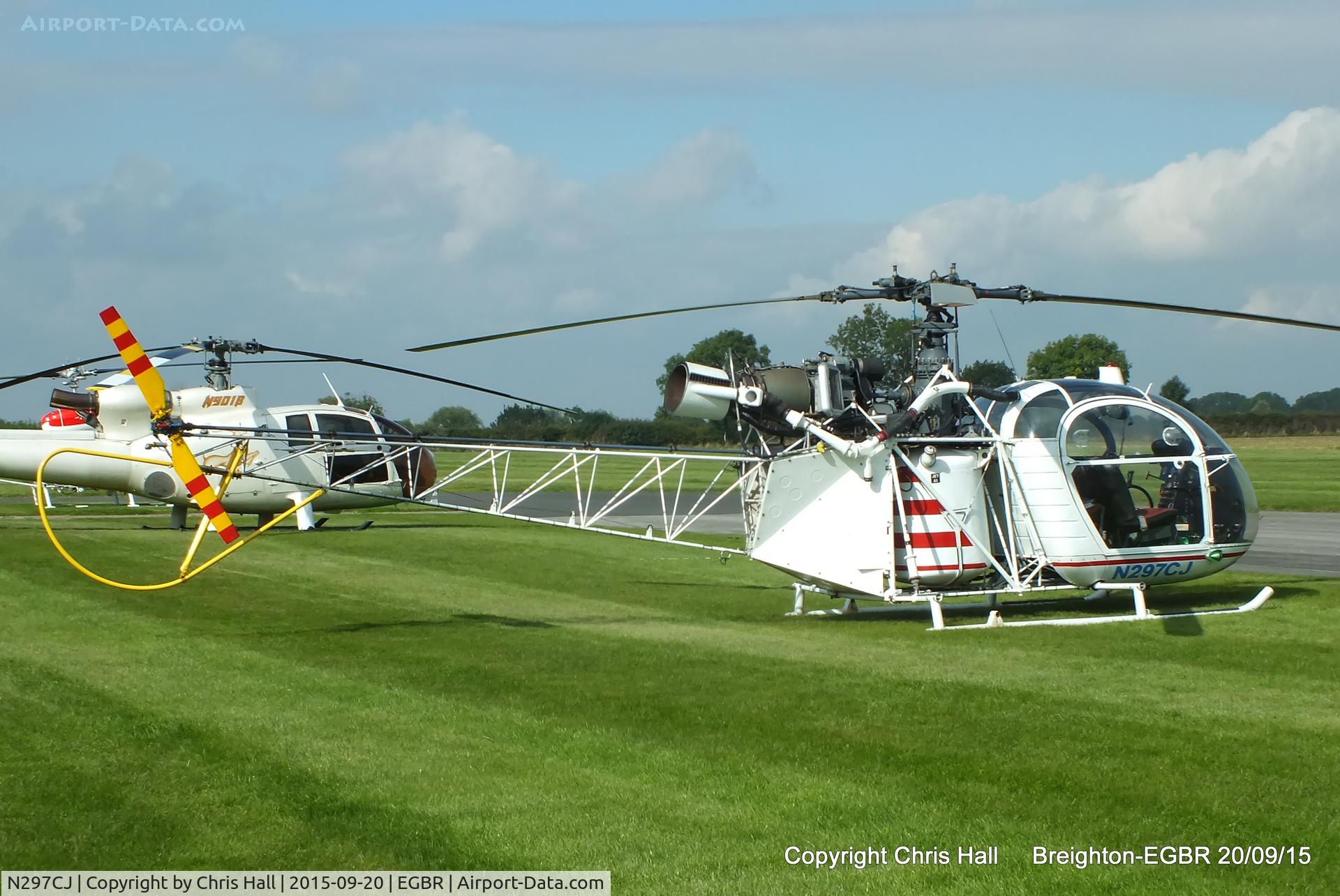 N297CJ, 1963 Sud Aviation SA-313B Alouette II C/N 1847, at Breighton's Heli Fly-in, 2015