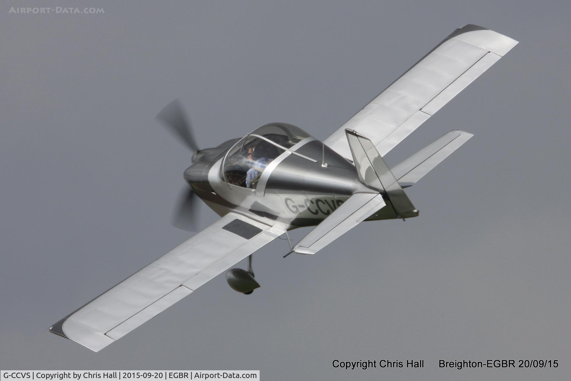 G-CCVS, 2010 Vans RV-6A C/N PFA 181A-13413, at Breighton's Heli Fly-in, 2015