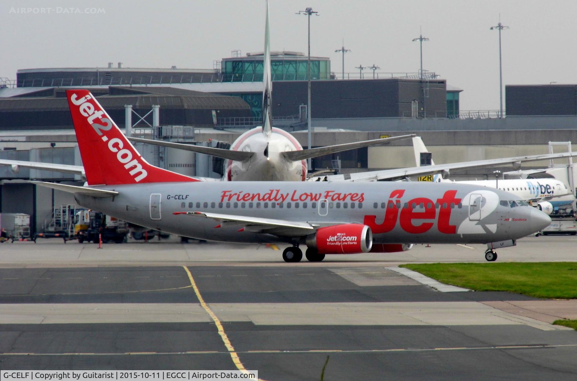 G-CELF, 1988 Boeing 737-377 C/N 24302, At Manchester