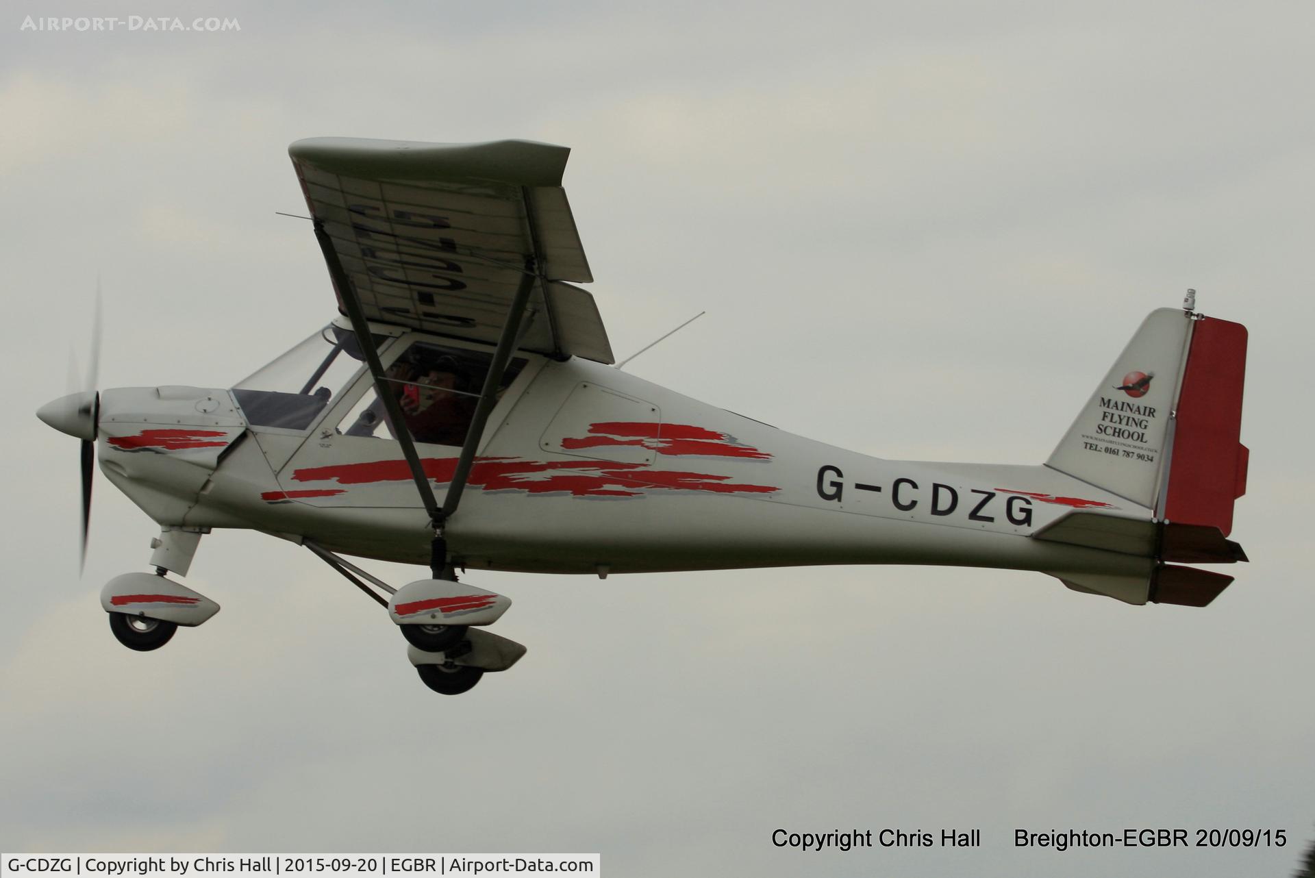 G-CDZG, 2006 Comco Ikarus C42 FB80 C/N 0604-6808, at Breighton's Heli Fly-in, 2015