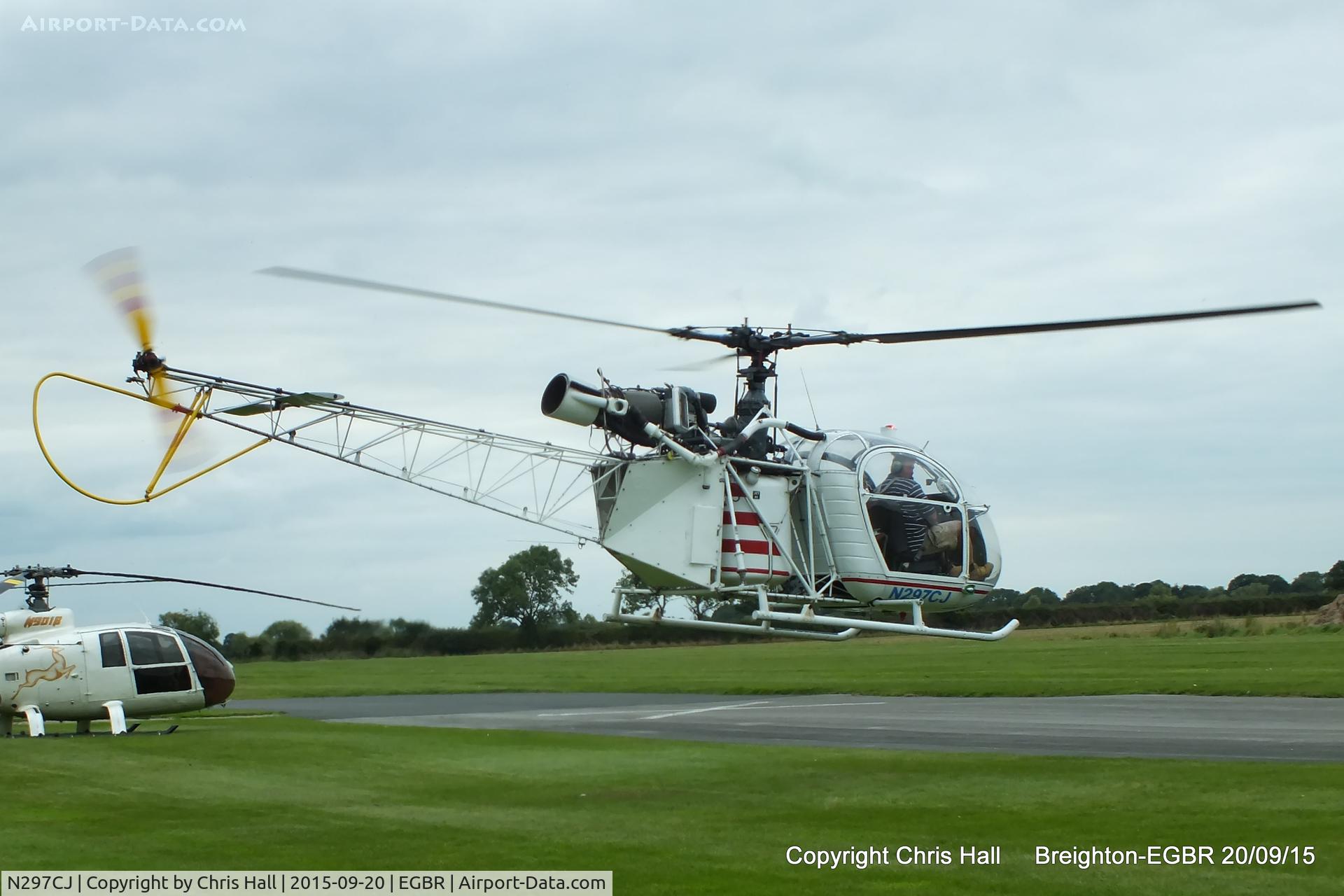 N297CJ, 1963 Sud Aviation SA-313B Alouette II C/N 1847, at Breighton's Heli Fly-in, 2015