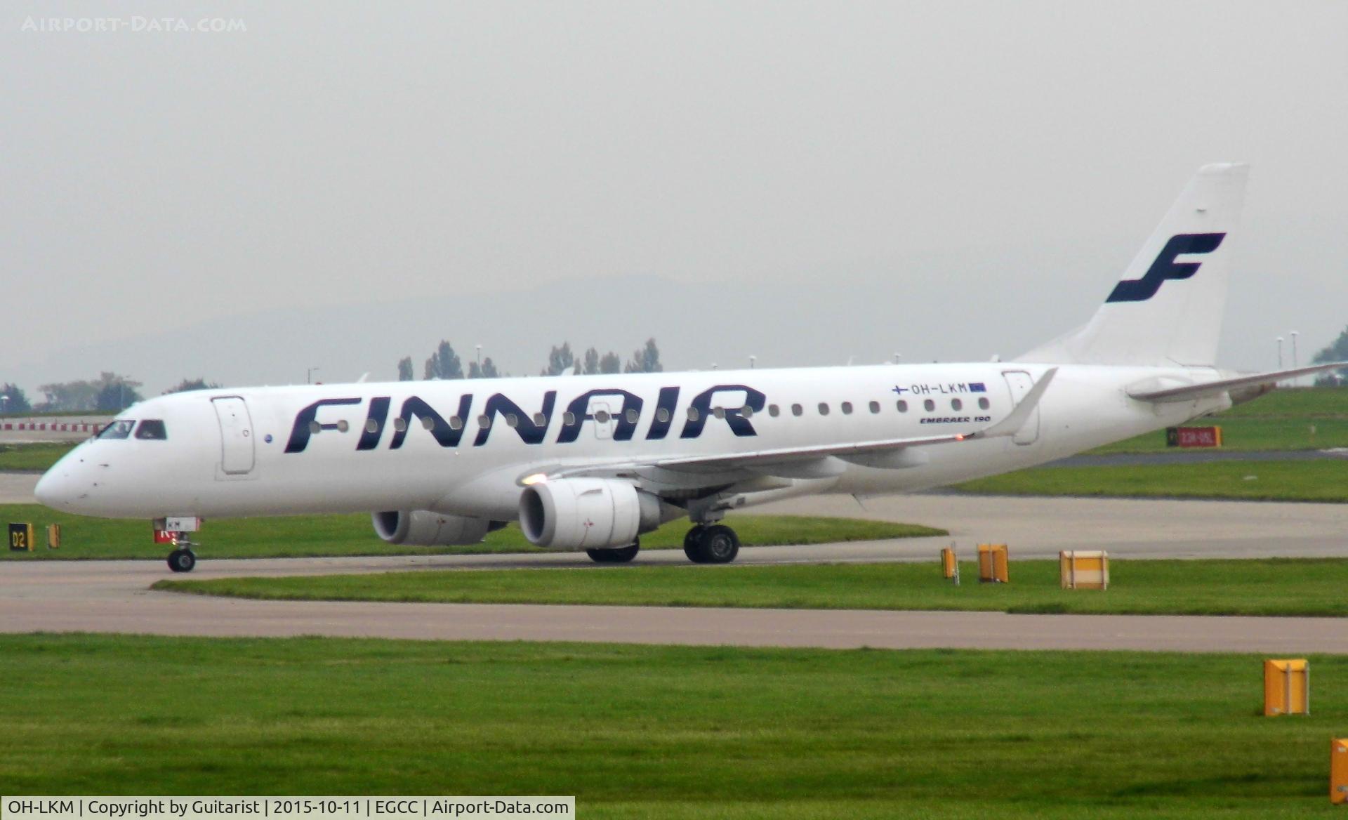 OH-LKM, 2008 Embraer 190LR (ERJ-190-100LR) C/N 19000160, At Manchester